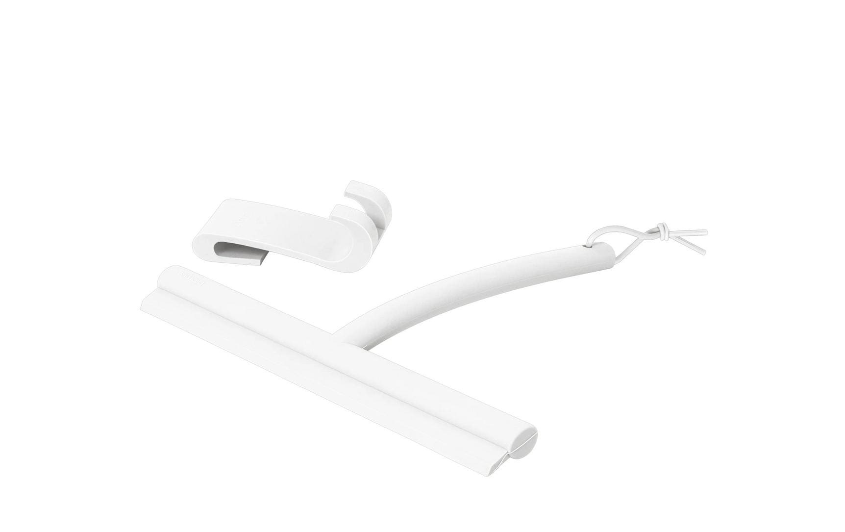 Blomus Vipo Shower wiper with Overdoor Hook - White