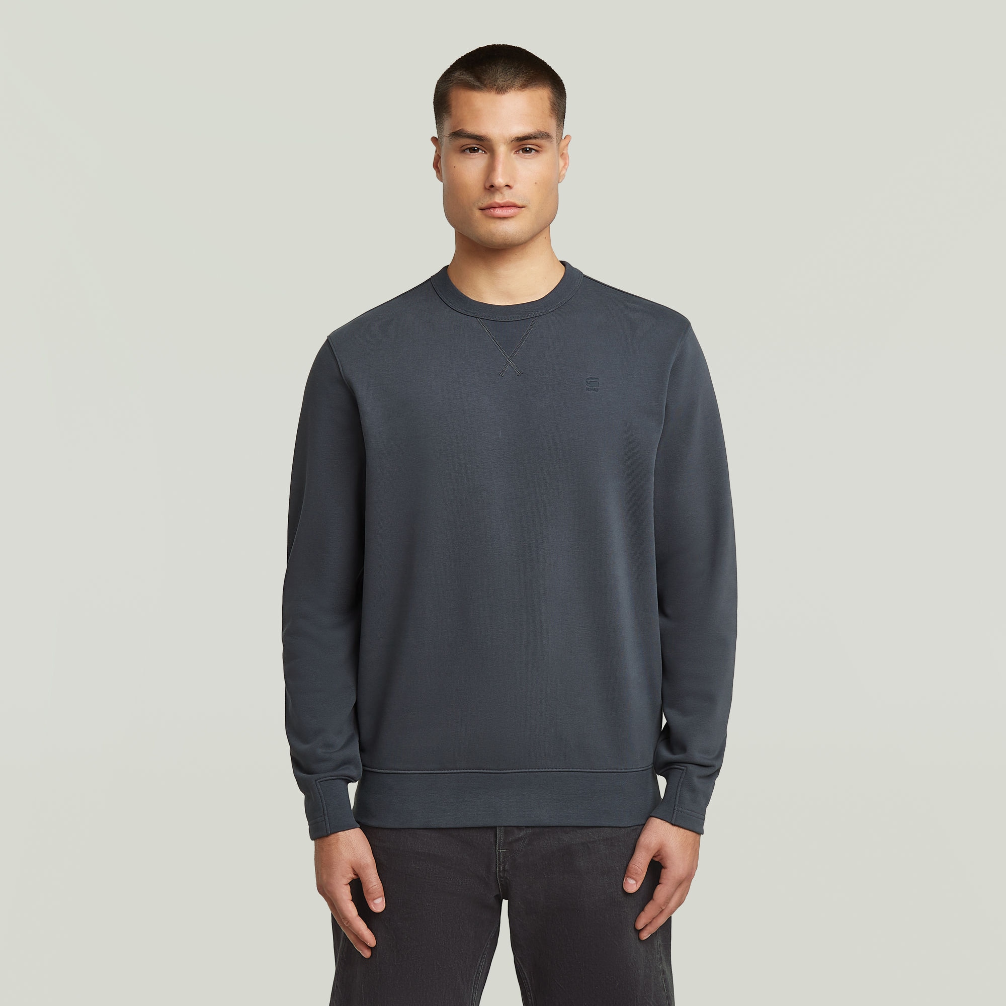 Image of G-STAR Sweatshirt "Nifous", mit halben Ärmelbündchen