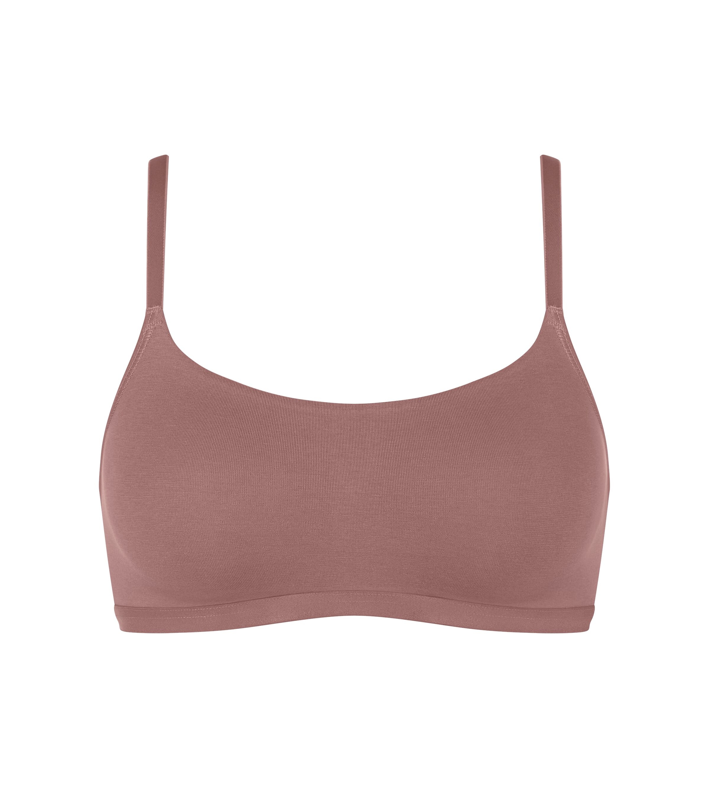 sloggi Bustier »GO Daily Cotton«, Glanz-Effekt Details, glattes, flaches, elastisches Unterbrustband