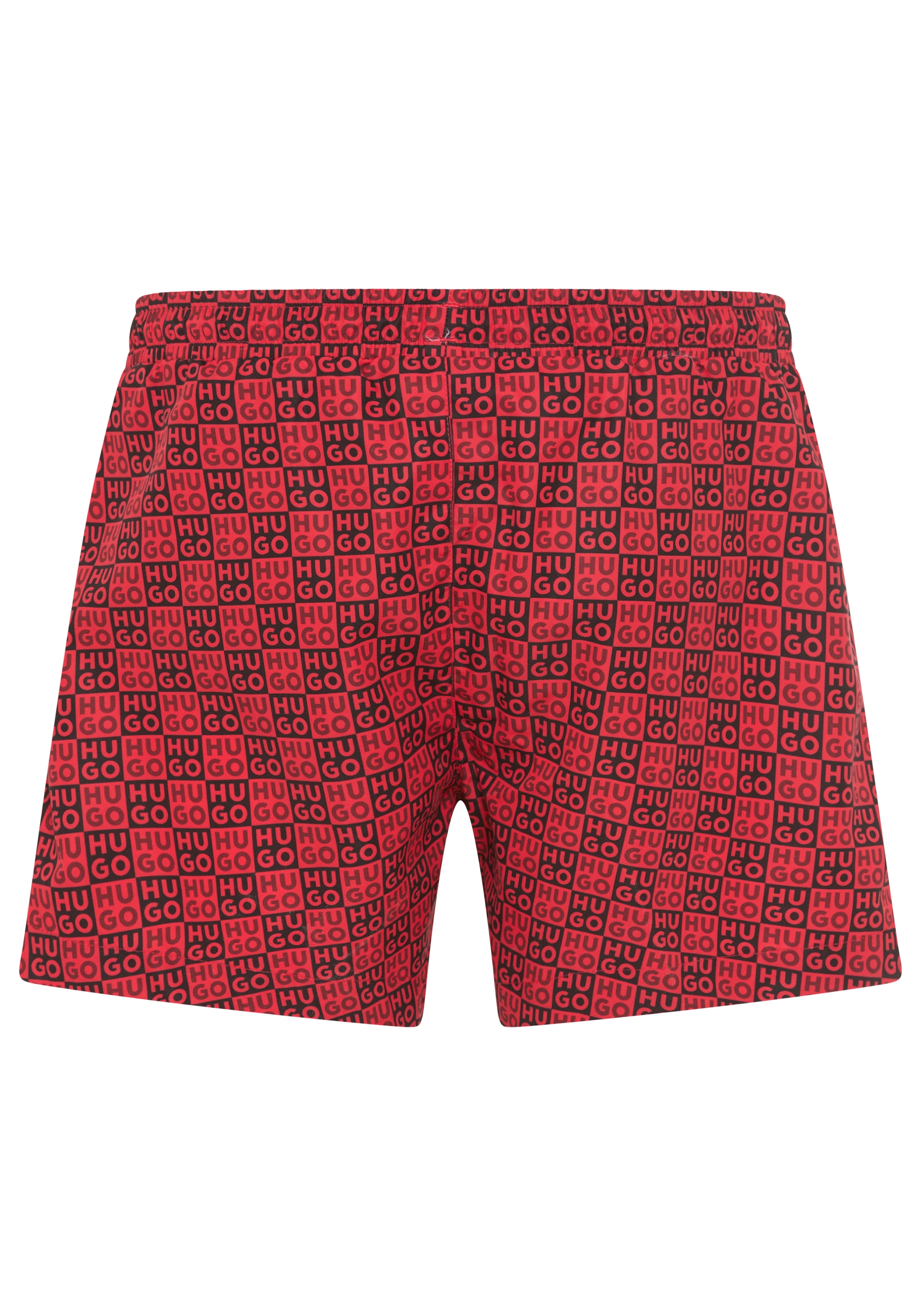 HUGO Underwear Short de bain »AARON« mit Schachbrett-Logos, elastischer Bund