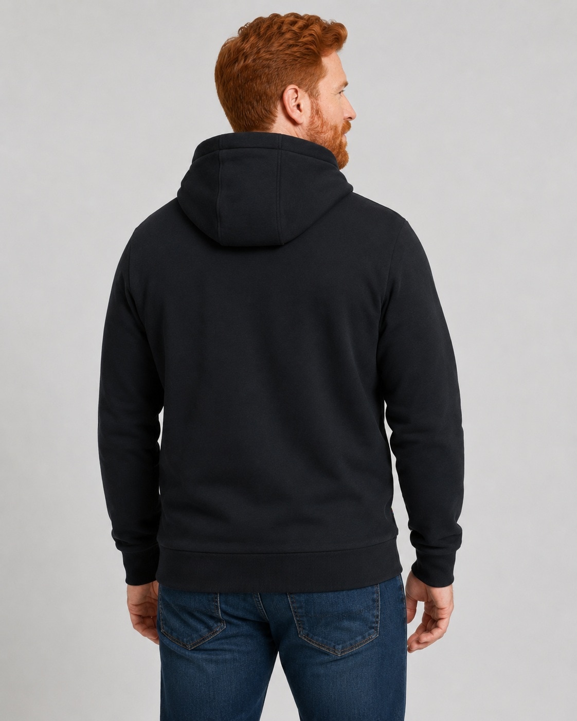 DEPROC Active Sweat à capuche »LinusCMYK II MEN«, veste polaire douce avec poche kangourou
