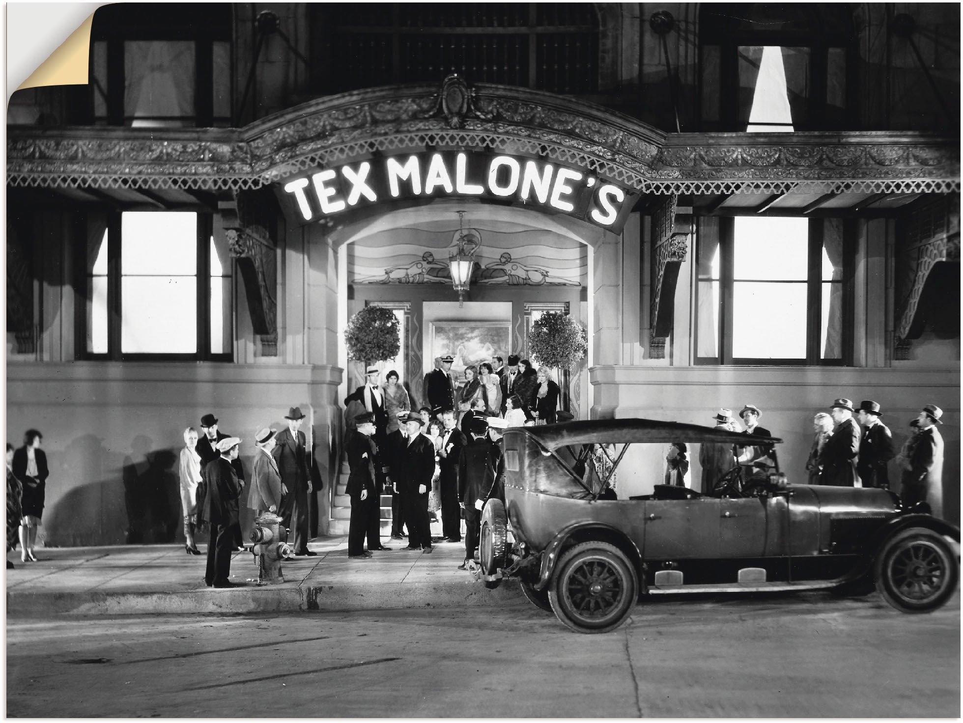 Artland Wandbild »Königin der Nachtclubs, 1929«, Film, (1 St.), als Leinwandbild, Wandaufkleber in verschied. Grössen