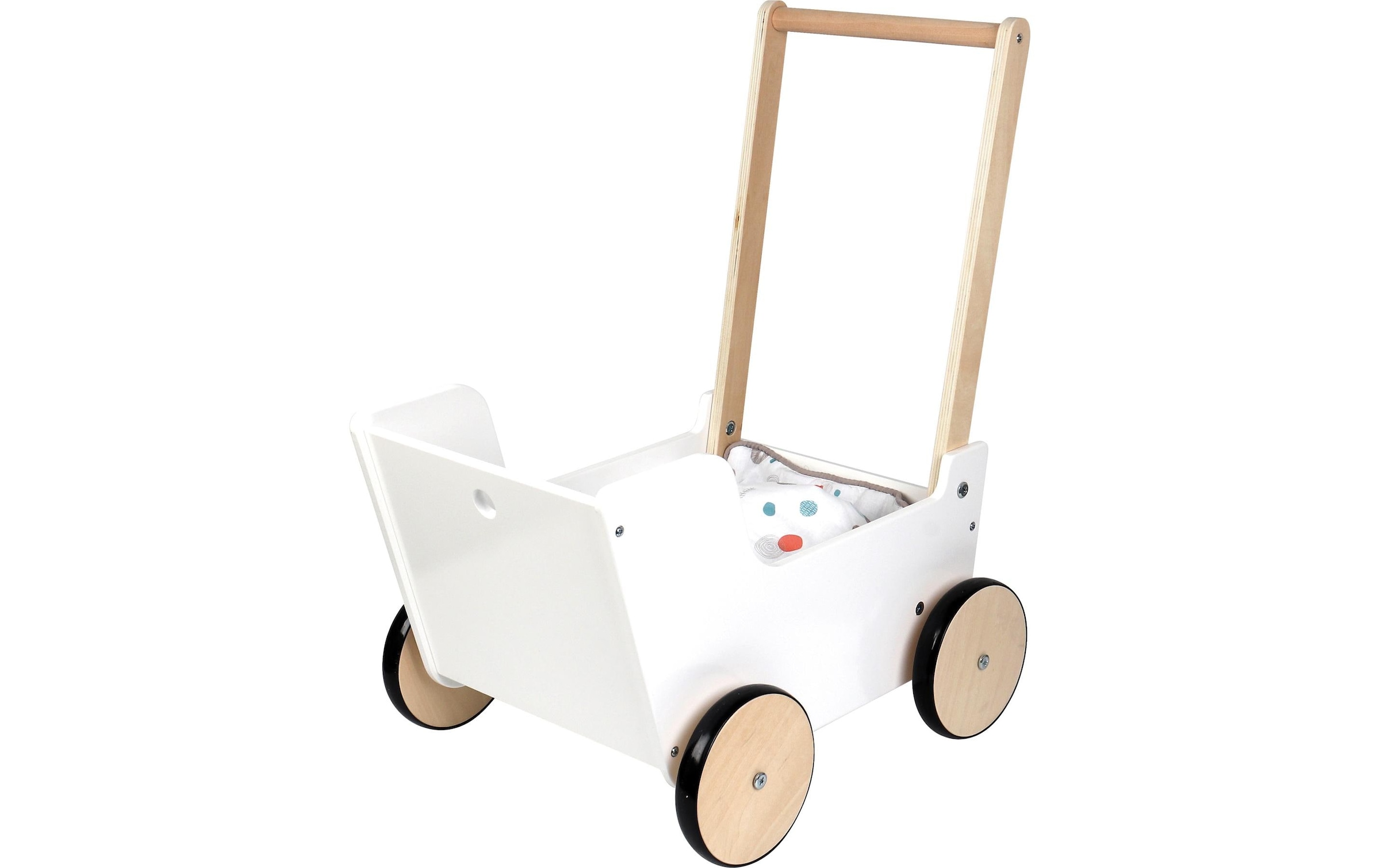 Small Foot Puppenwagen »Little Button«, Holzart: Eukalyptus, Linde, Schima (China)