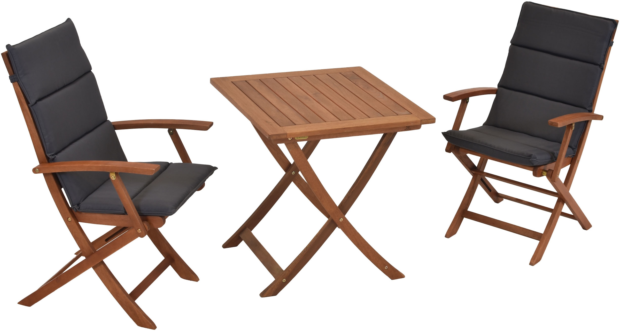 MERXX Balkonset »Comodoro«, (Set, 5 tlg.), 2 Klappsessel und Klapptisch