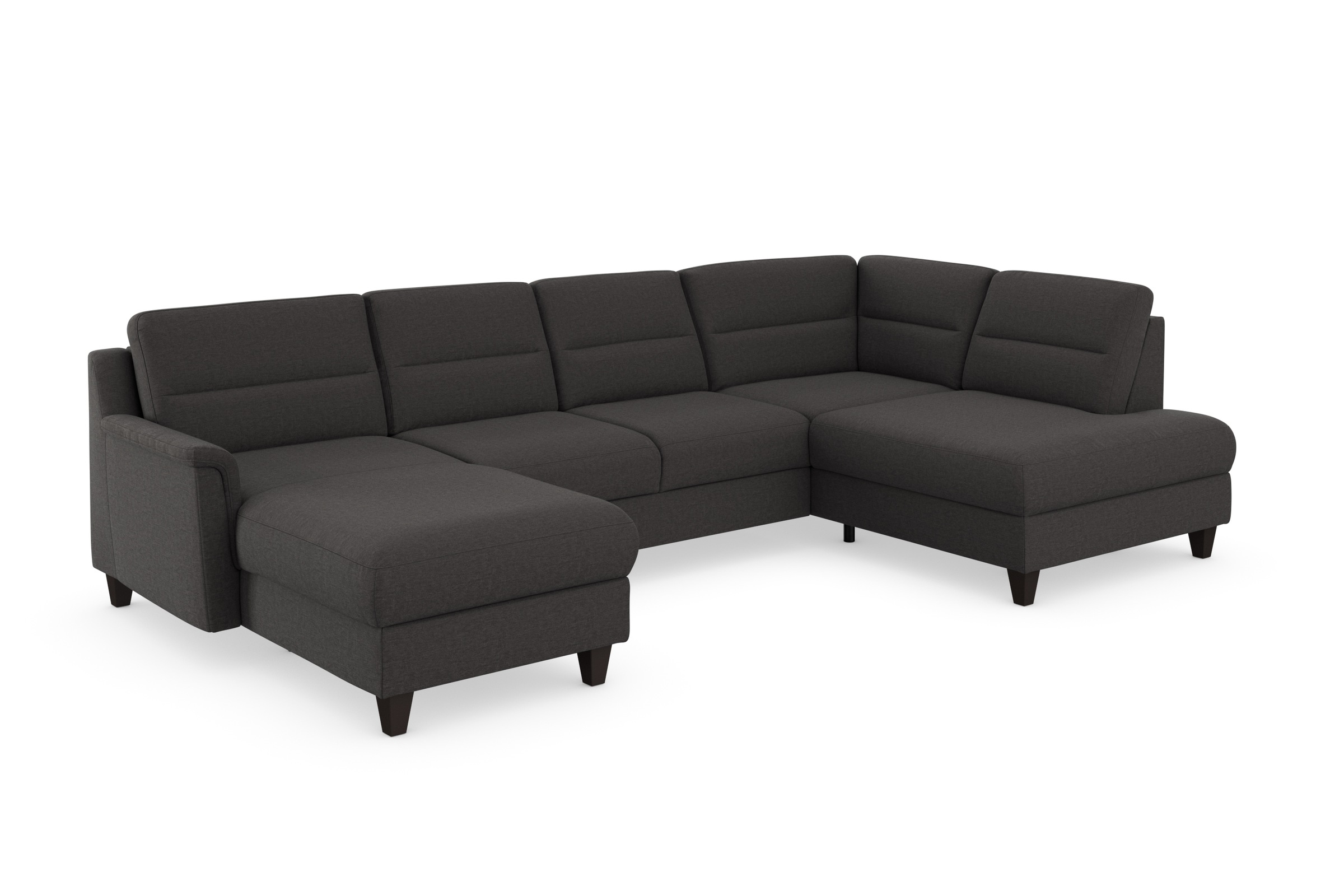 sit&more Wohnlandschaft »Farö U-Form« inklusive Federkern, wahlweise mit Bettfunktion und Bettkasten