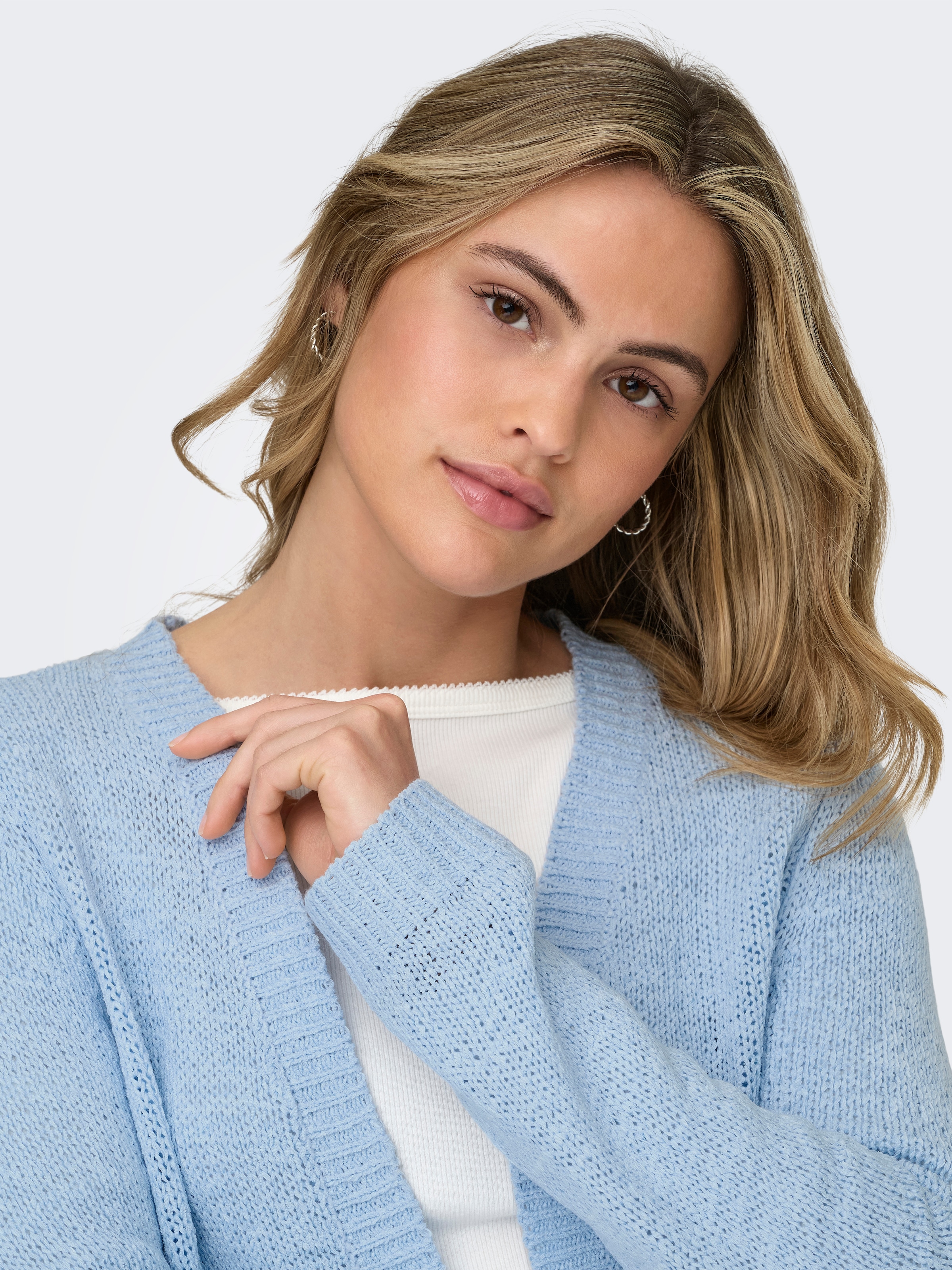 ONLY Veste en tricot »ONLGEENA LS OPEN CARDIGAN KNT«