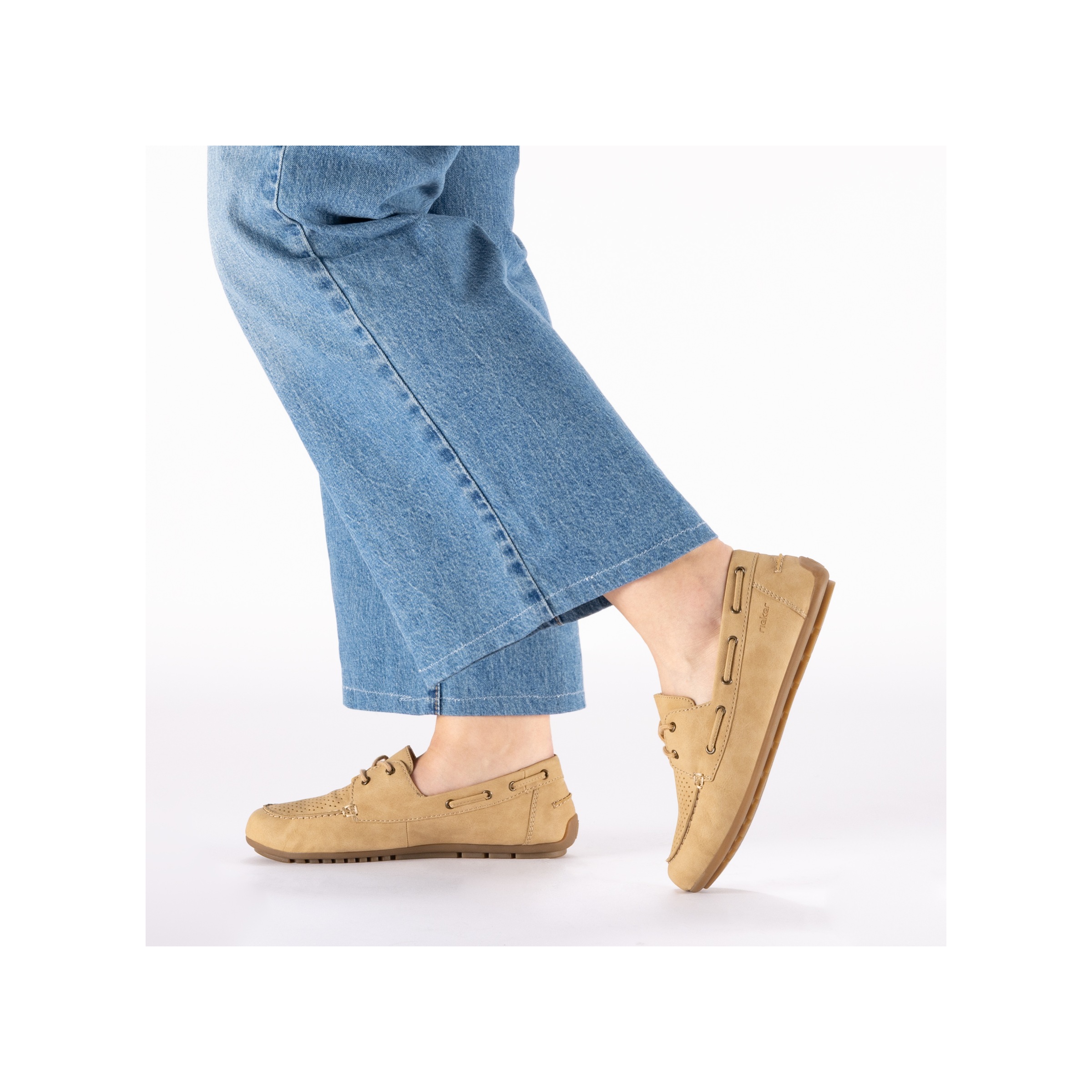 Rieker Bottes  Mocassin, chaussure à lacets, chaussure basse avec semelle intérieure souple