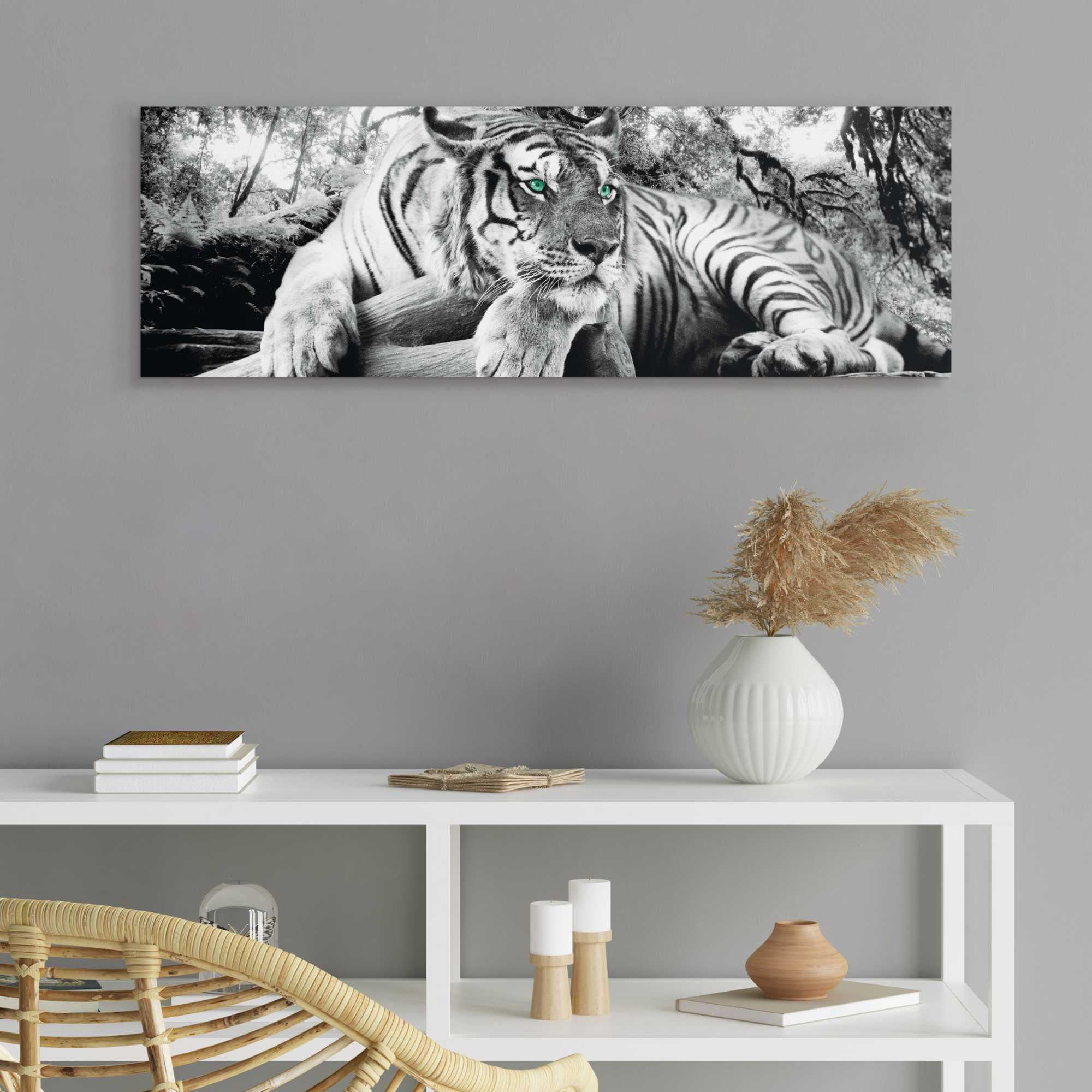 Image of Home affaire Deco-Panel "Tiger guckt dich an"