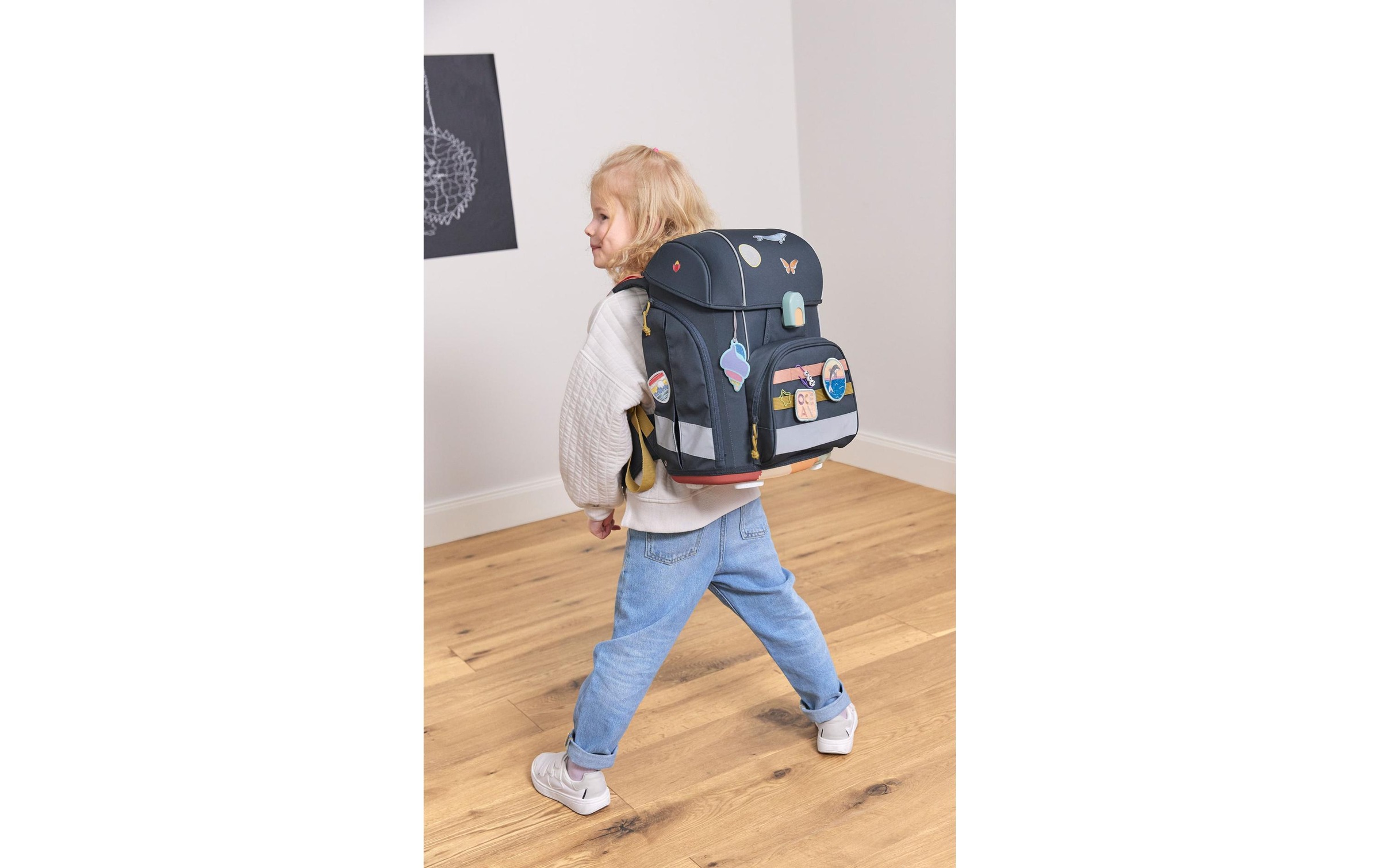 LÄSSIG Schulrucksack »Lässig Schulthek-Set Boxy Unique Ocean«