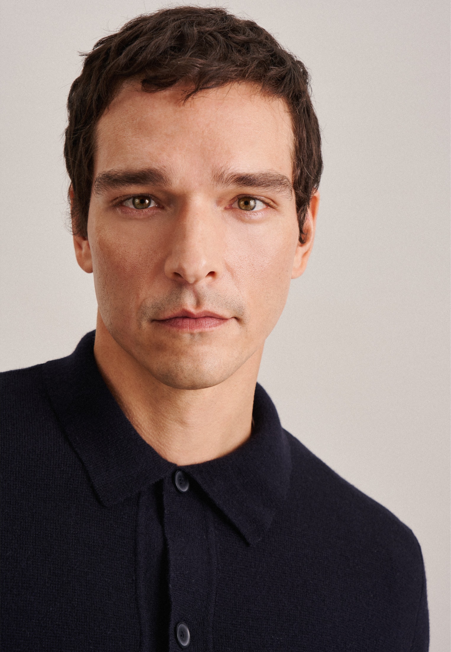 seidensticker Veste en tricot »Regular« Langarm Kragen Uni