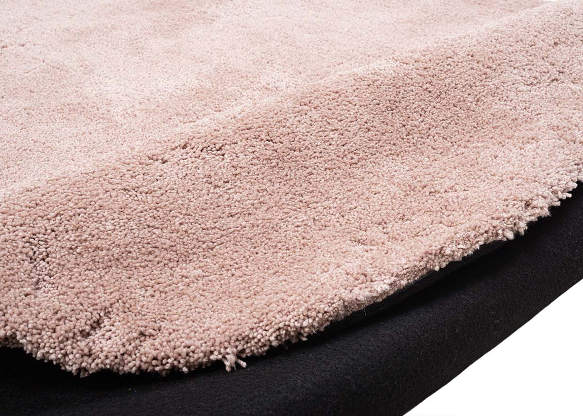 TOM TAILOR HOME Hochflor-Teppich »Shaggy Teppich Cozy« rund 25 mm Höhe Uni Farben, auch in Pastell Farben, weich & kuschelig