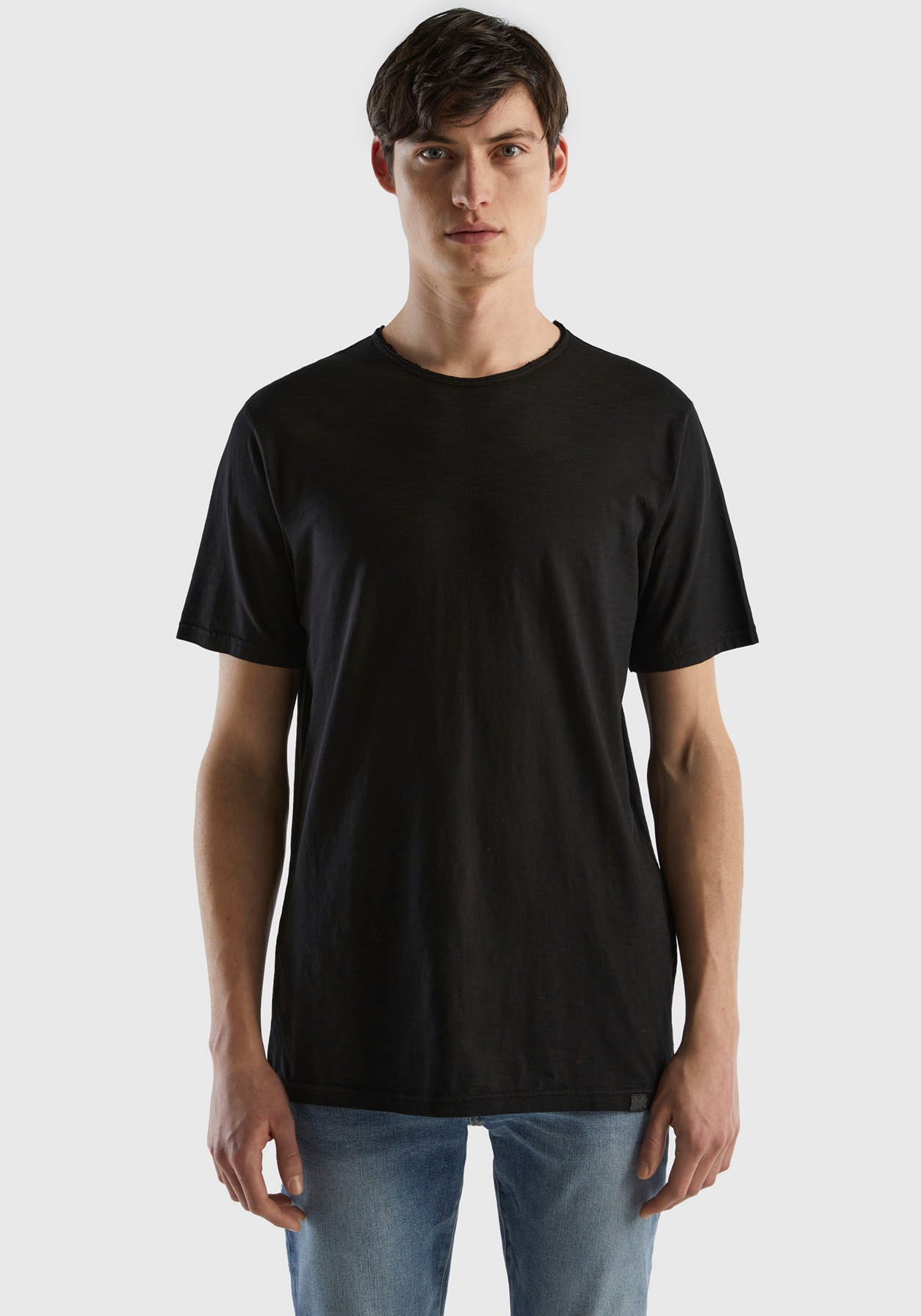 T-Shirt, in gerader Basic-Form