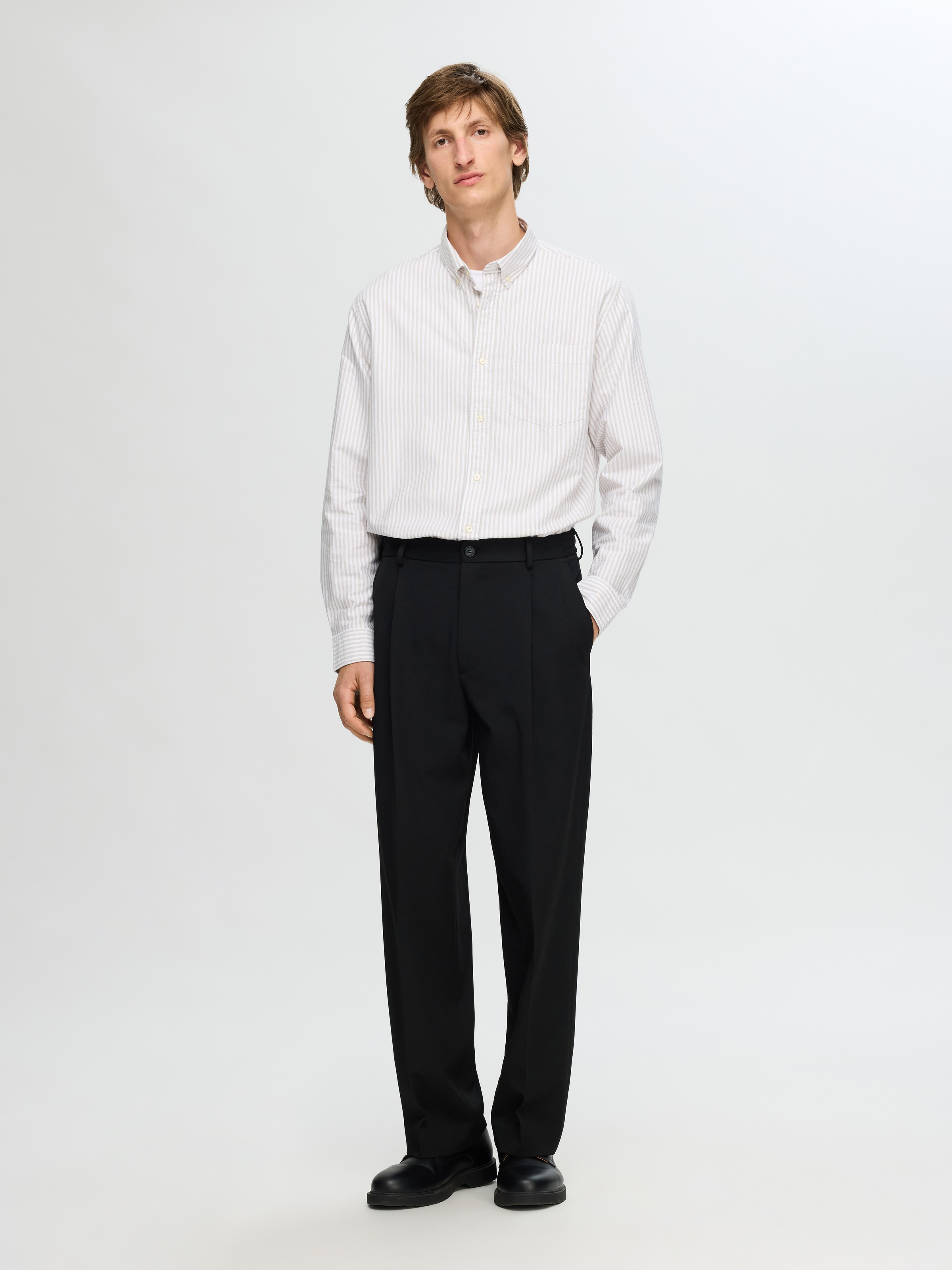SELECTED HOMME Chinohose »SLH220-LOOSE FINN FLEX PANTS NOOS«