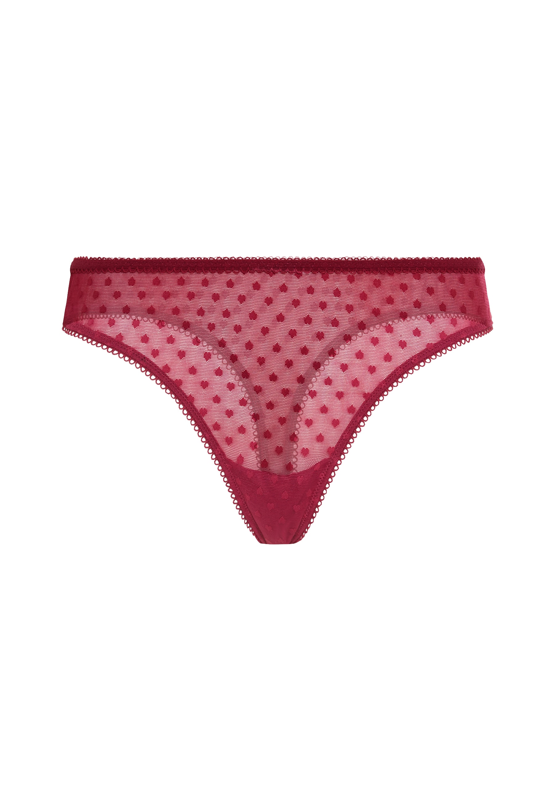 LSCN by LASCANA String, aus leicht transparentem Herzchen-Mesh