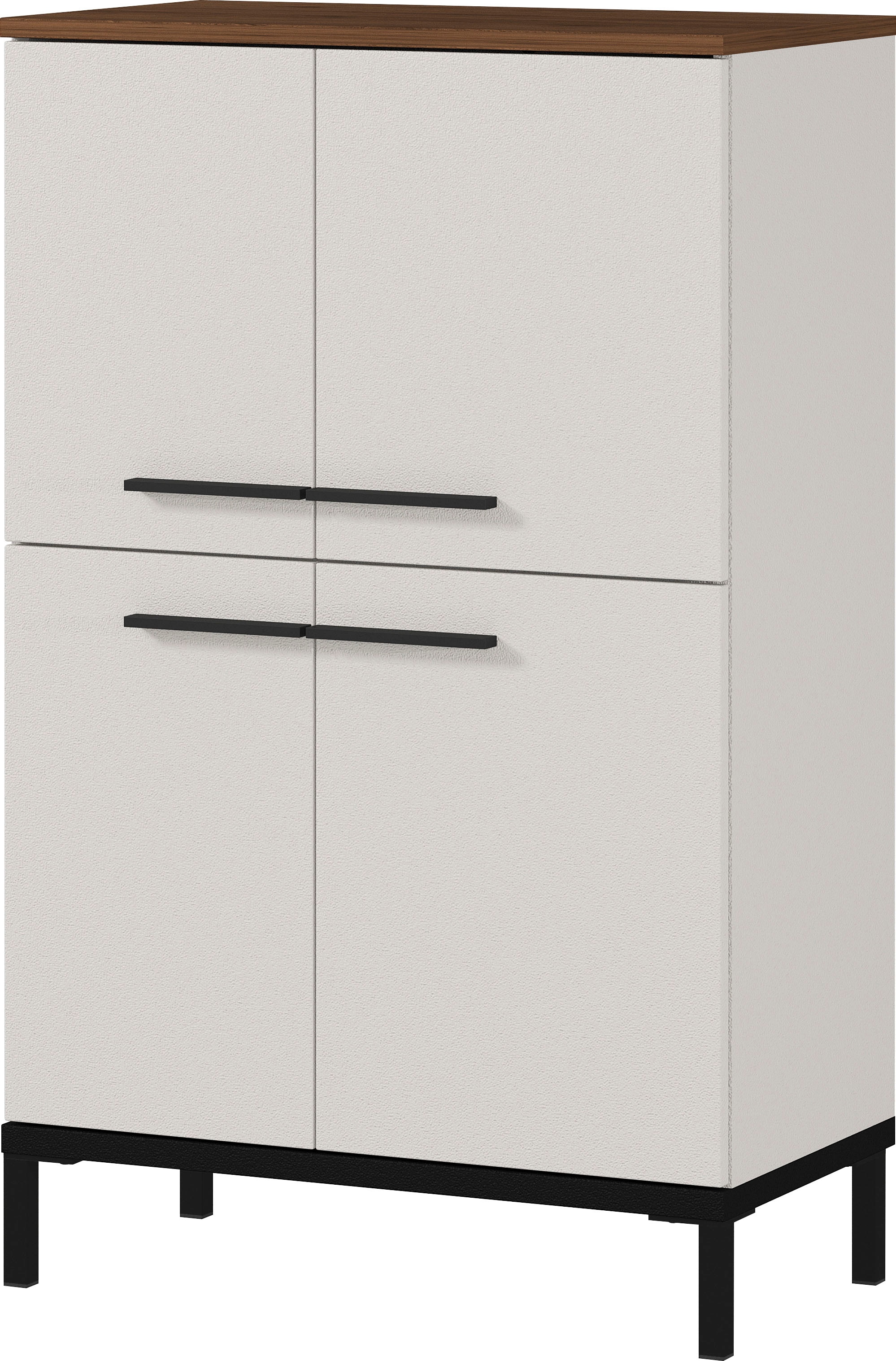 Image of GERMANIA Midischrank "Yonkers" Melaminharzbeschichtung, Hochwertige ABS-Kanten, Steggriffe