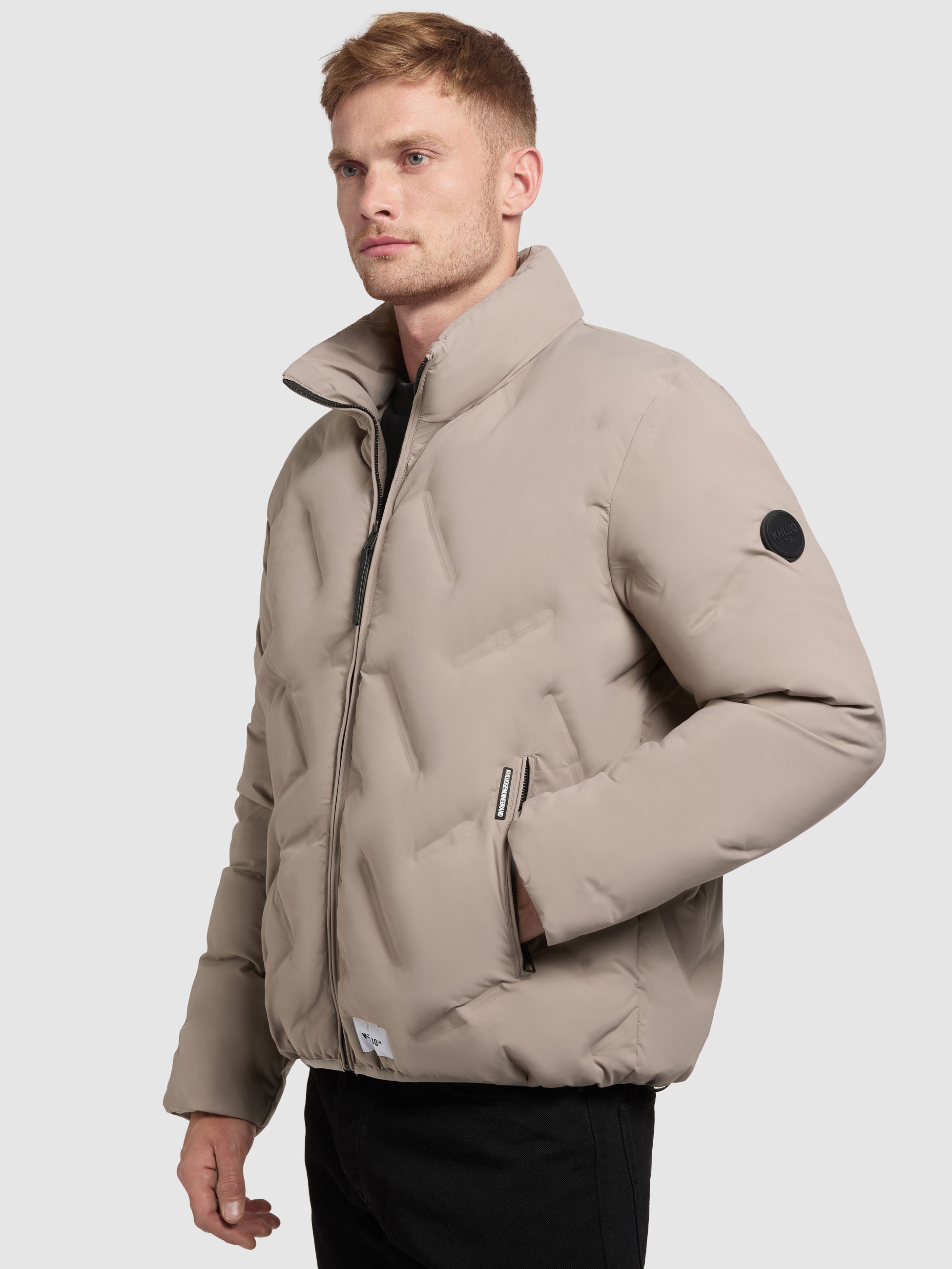 khujo Veste matelassée »CLOVER« ohne Kapuze mit hochwertiger Prägung