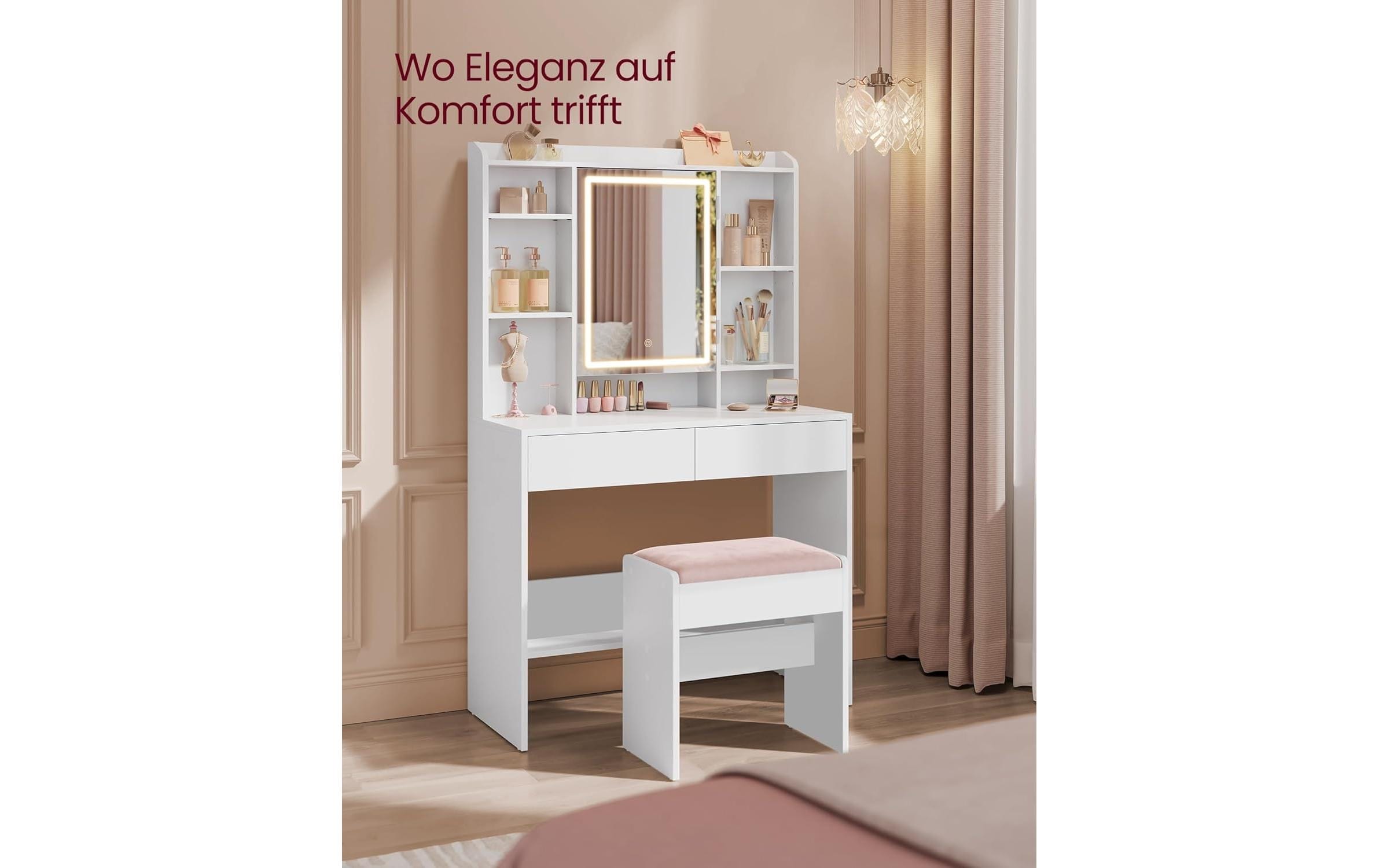 VASAGLE Tabouret »Mitteldichte Holzfaserplatte (MDF)/Spanplatte«