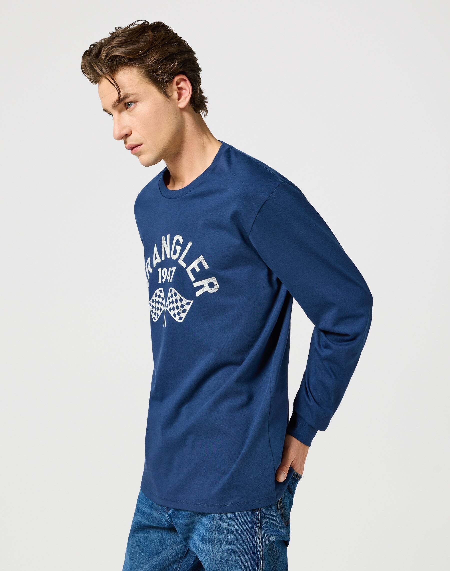 Wrangler Langarmshirt »Wrangler Langarmshirt Longsleeves Graphic Tee«