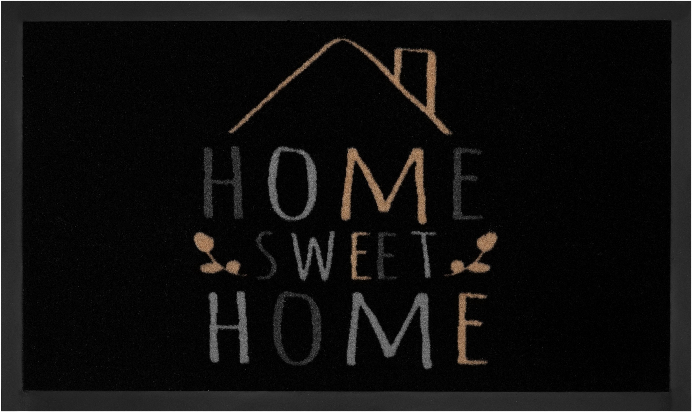 Image of HANSE Home Fussmatte »Sweet Home 2«, rechteckig, 5 mm Höhe, In und Outdoor geeignet, mit Spruch, Schrift Design, waschbar, Robust, Pflegeleicht, Eingang, Rutschfest bei Ackermann Versand Schweiz