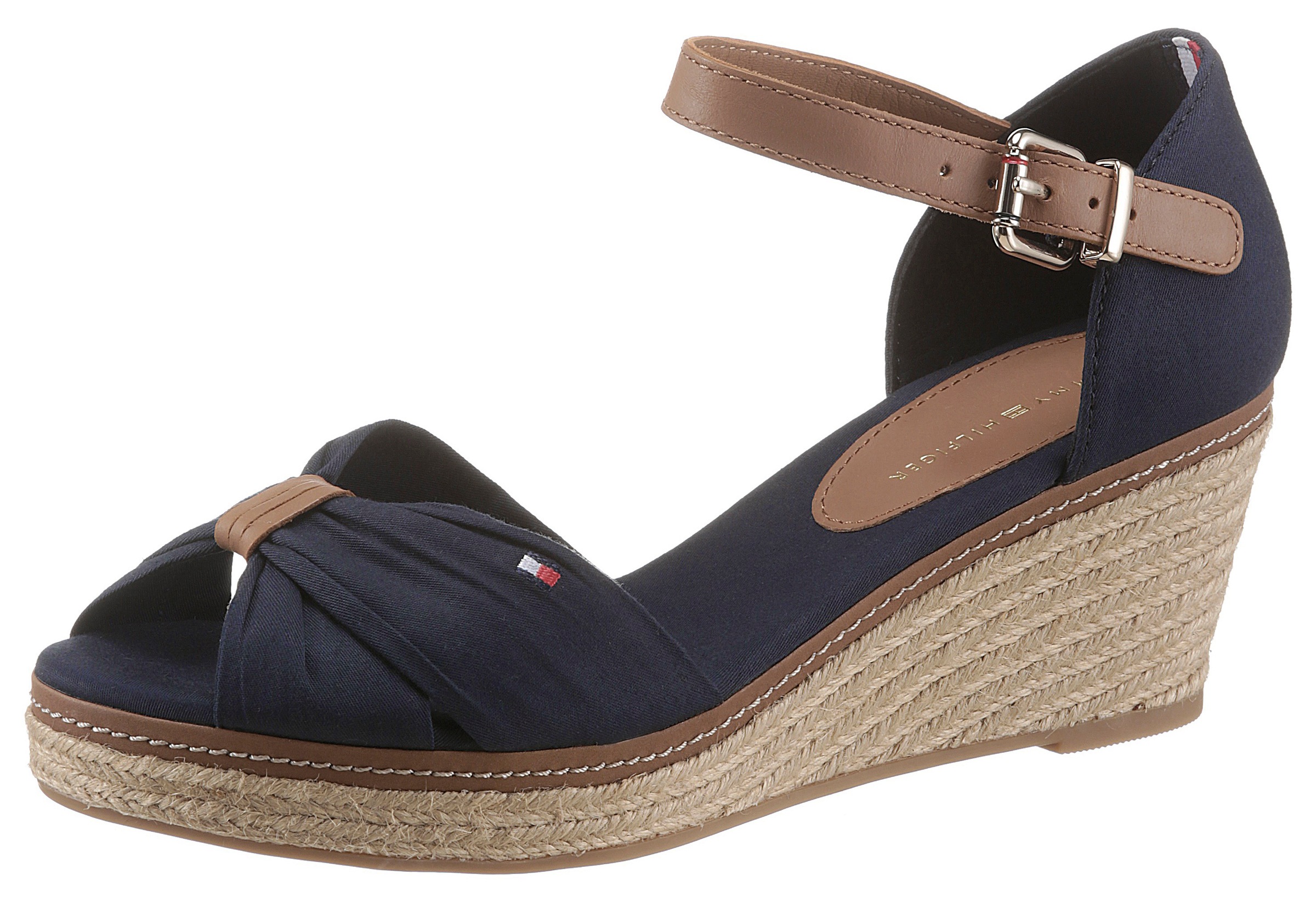 Image of Tommy Hilfiger Sandalette »ICONIC ELBA SANDAL«, mit Kontrastnaht bei Ackermann Versand Schweiz