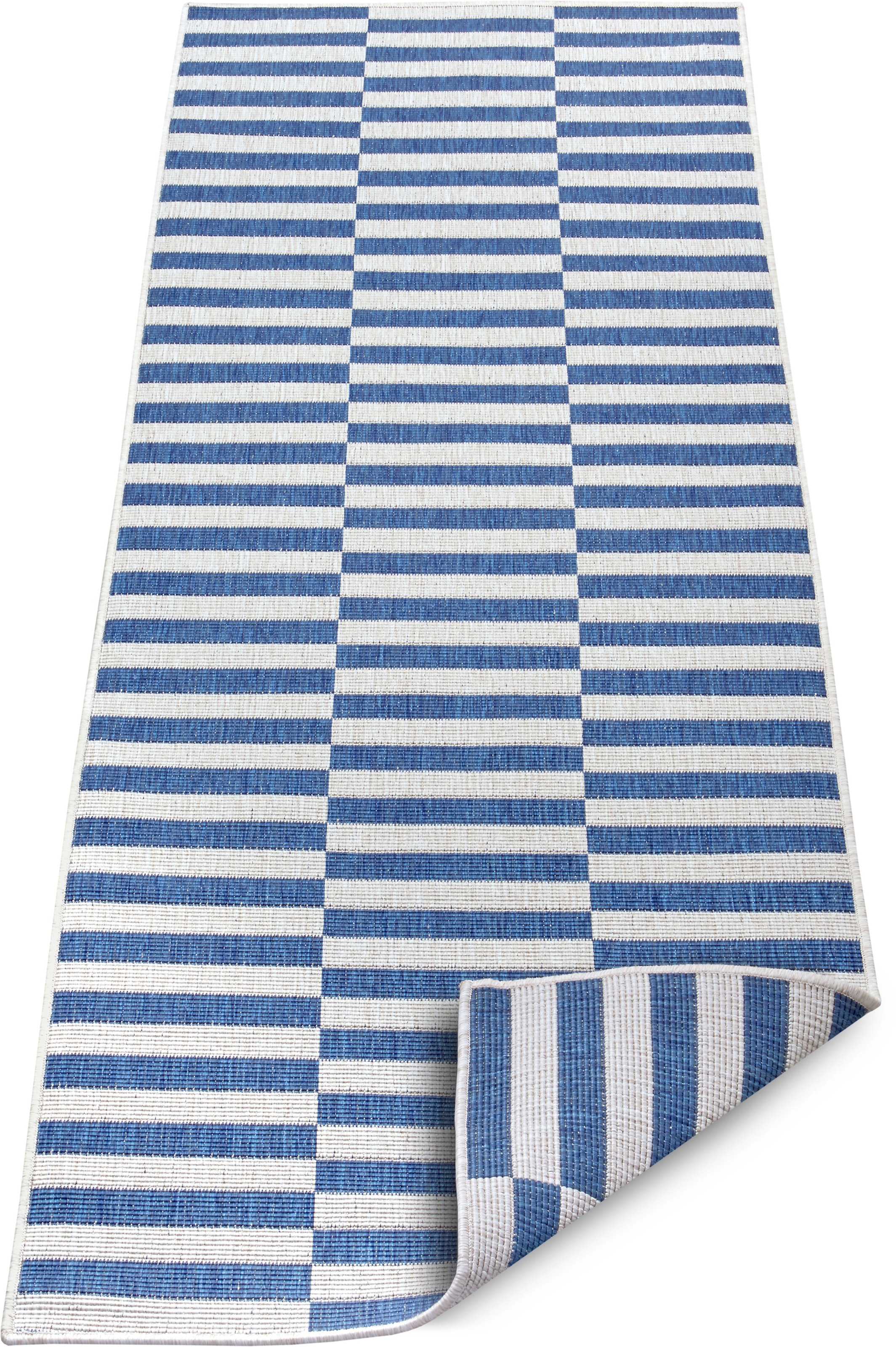 Image of GALA Läufer »Serra Road«, rechteckig, 5 mm Höhe, Flachgewebe, Wendeteppich, In- und Outdoor geeignet, Sisal-Optik, Wetterfest & UV-beständig, für Balkon, Terrasse und Wintergarten, besonders flach, auch für Küche, Esszimmer und Wohnzimmer geeignet bei Ack