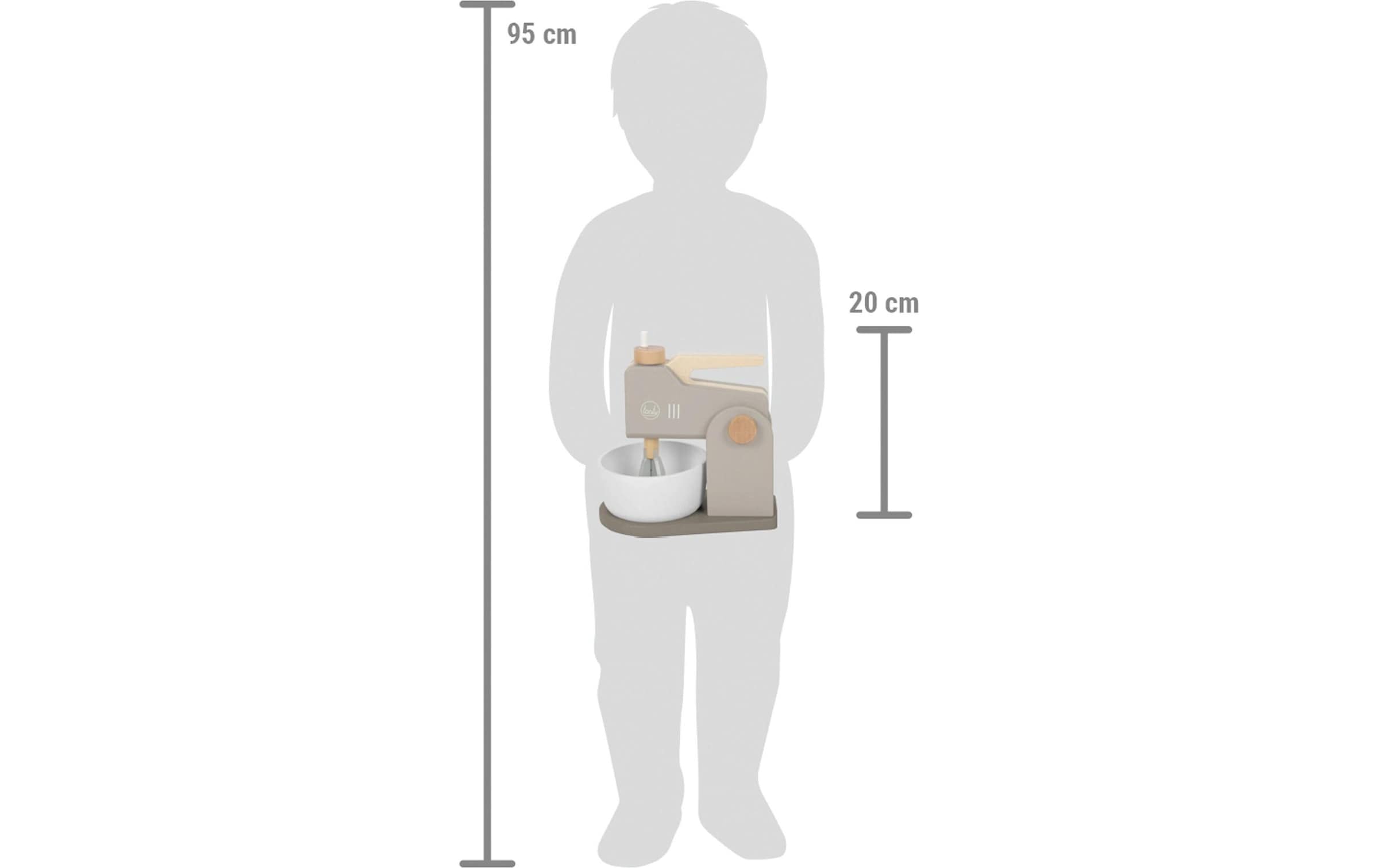 Small Foot Kinder-Standmixer »tasty«, Holzart: Linde, Schima, Mischholz/MDF, Holzherkunft: China
