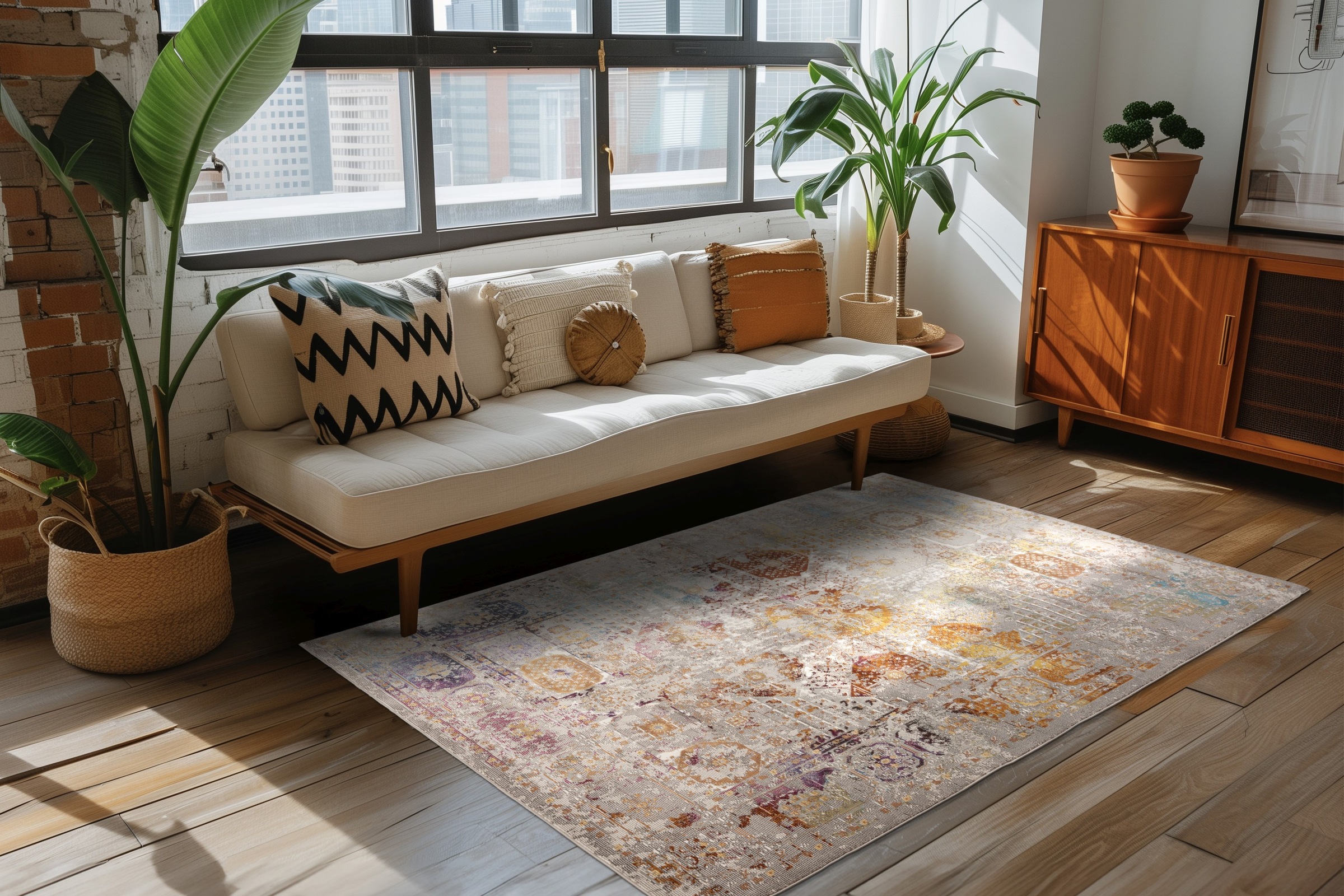 Kayoom Tapis »Blazing Star« Rectangulaire 10 mm Höhe Kurzflor