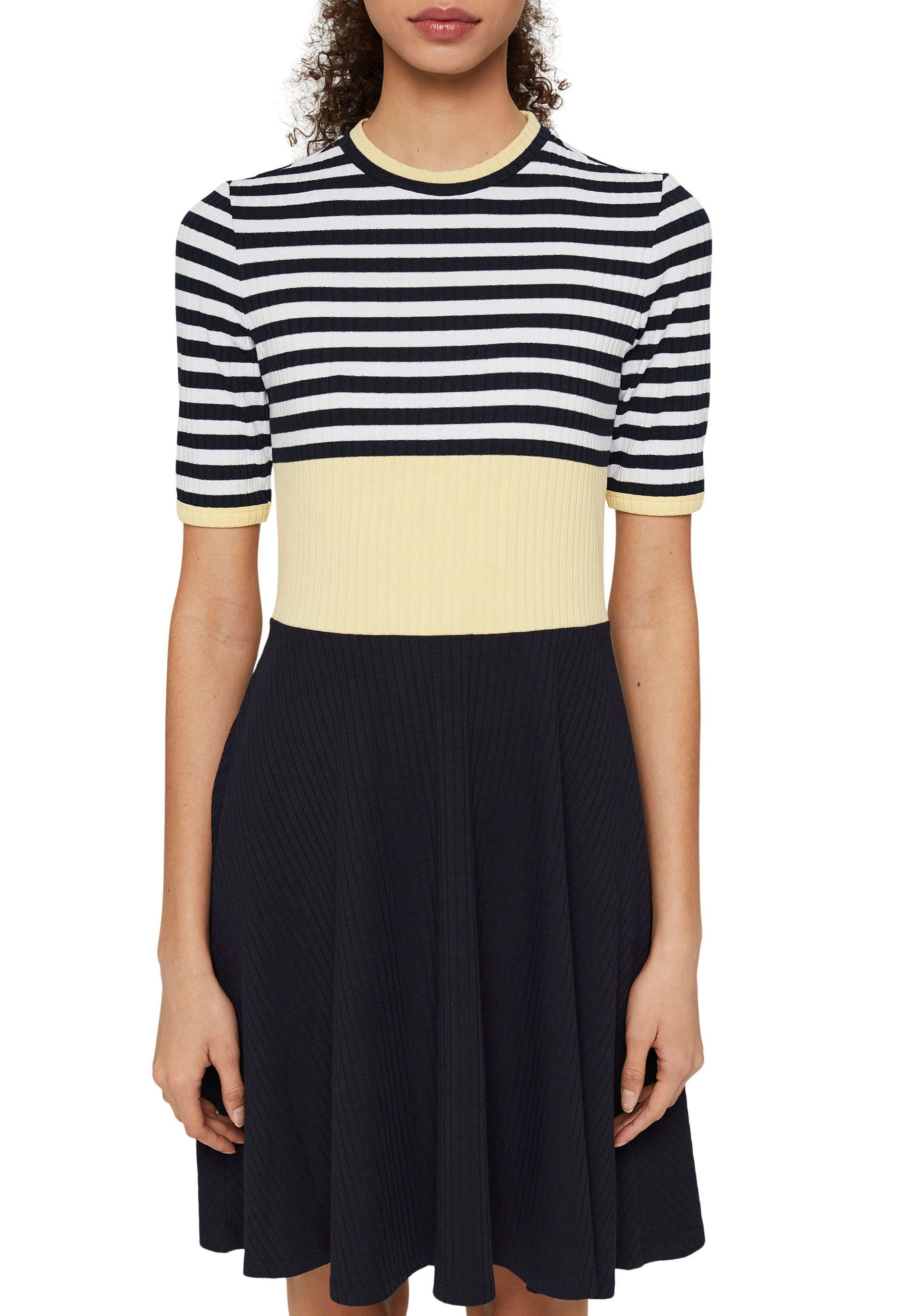 Image of edc by Esprit Jerseykleid, mit ausgestelltem Rockteil bei Ackermann Versand Schweiz