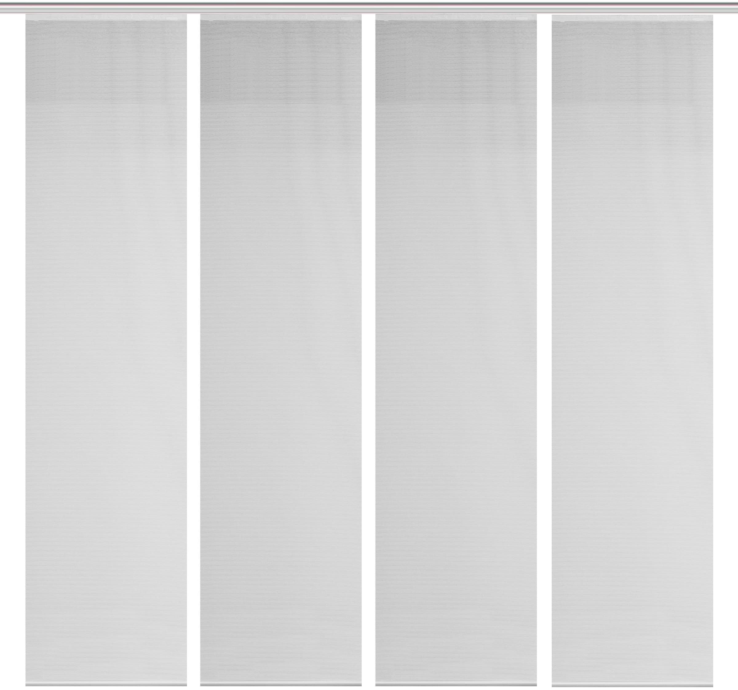 Image of Vision S Schiebegardine "4ER SET ROM" Paneelwagen 4 Stk. tlg. HxB: 260x60, Schiebevorhang 4er Set Uni