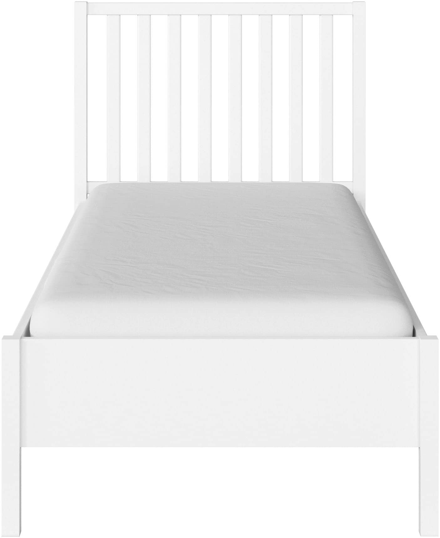 GOODproduct Bettgestell »Schlafzimmermöbel Möbel Landhaus Einzelbett Doppelbett Stauraum YLVA« Breite 90x200 cm oder 140x200 cm,  mit Sprossenkopfteil im Landhausstil MADE IN GERMANY