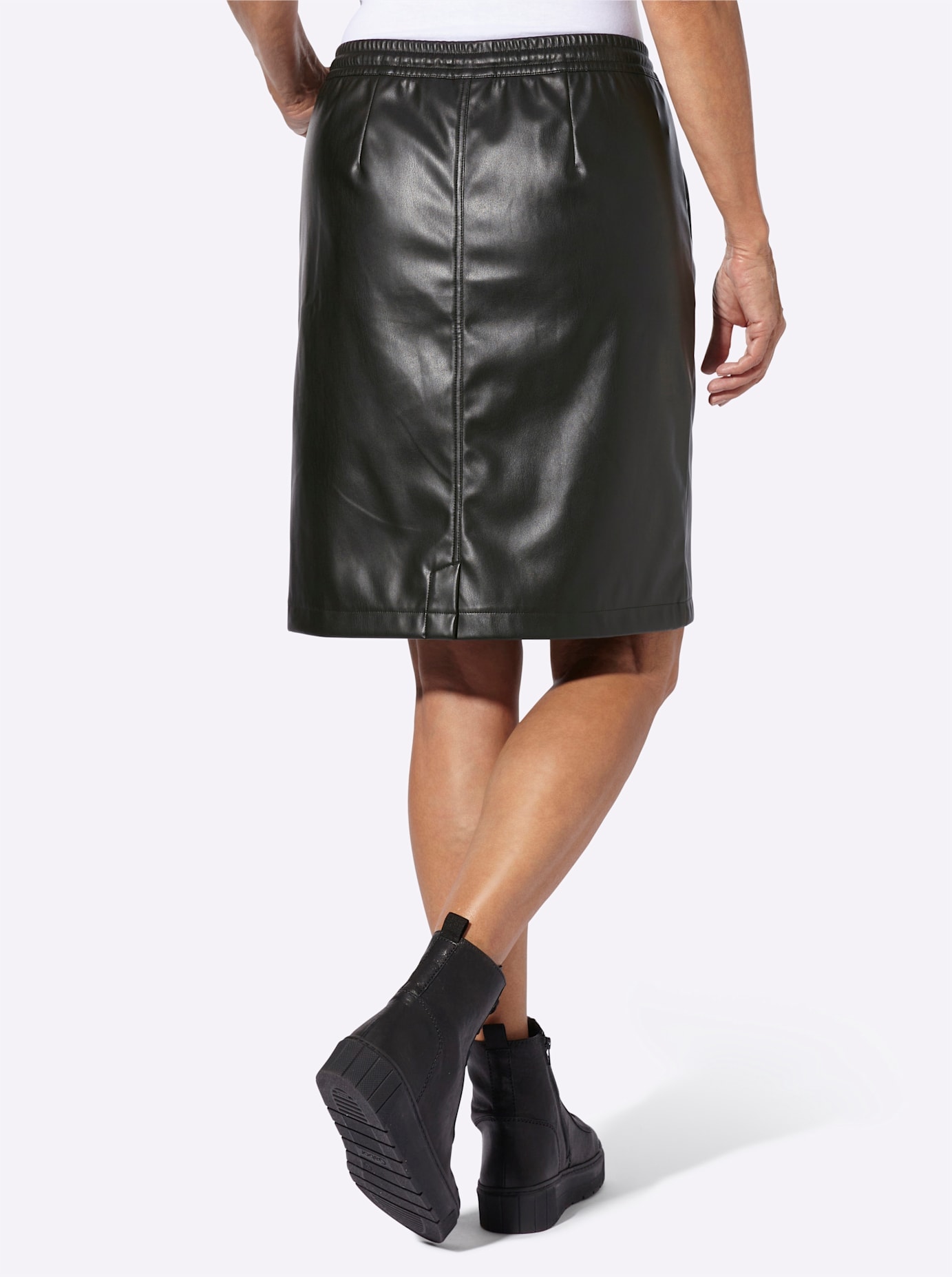 Inspirationen Lederimitatrock