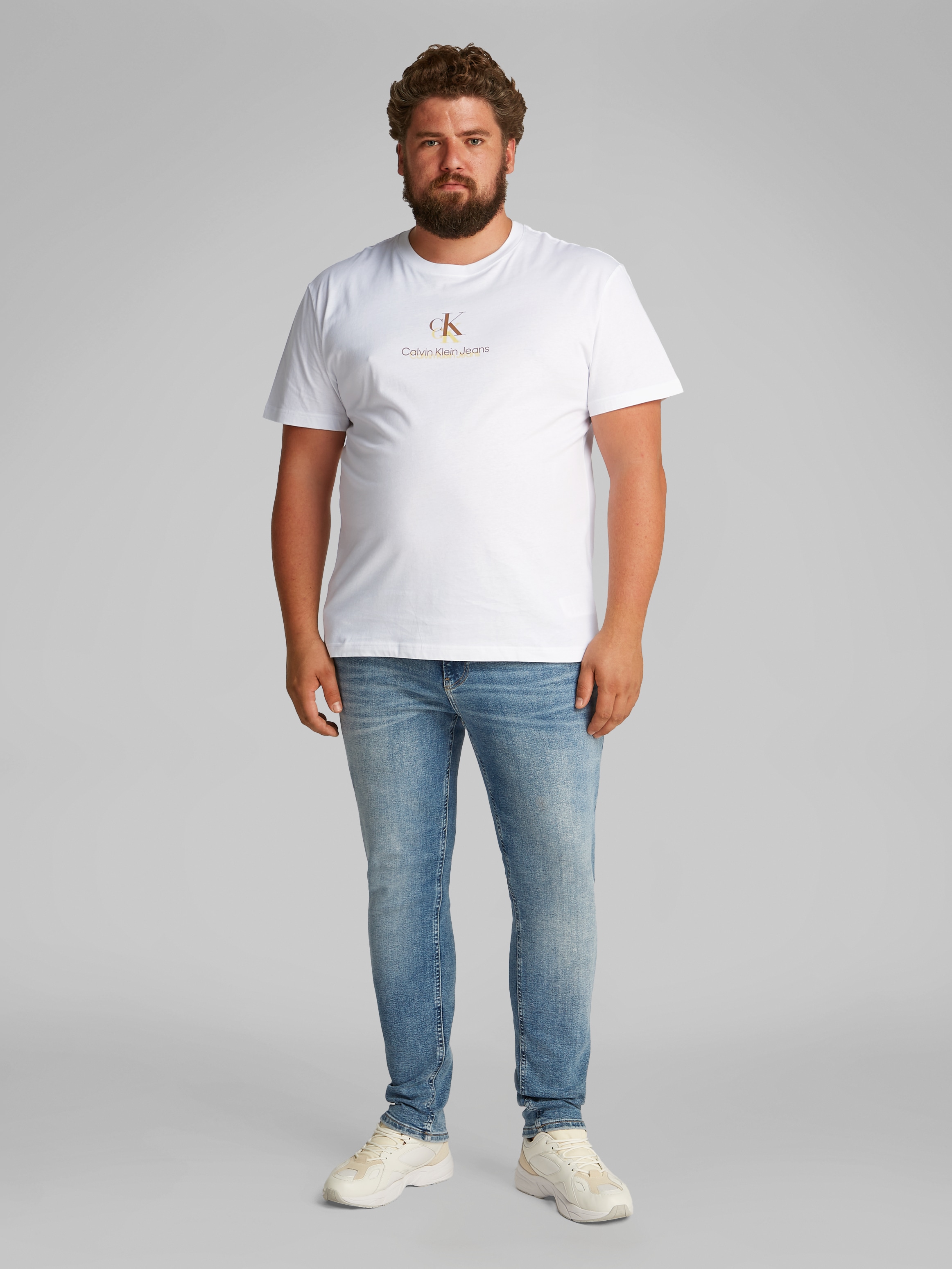 Calvin Klein Jeans Plus T-Shirt »PLUS SHADOW LOGO TEE«, in grossen Grössen