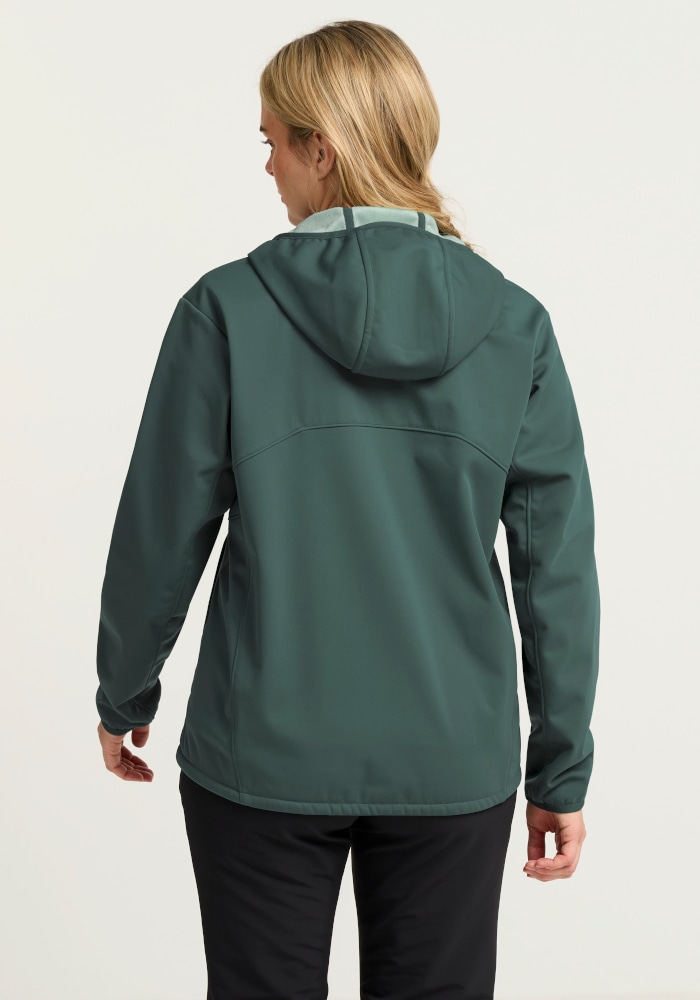 Jack Wolfskin Softshelljacke »WINDHAIN 2 HOODY W« wasserabweisend, windabweisend, wärmeisolierend