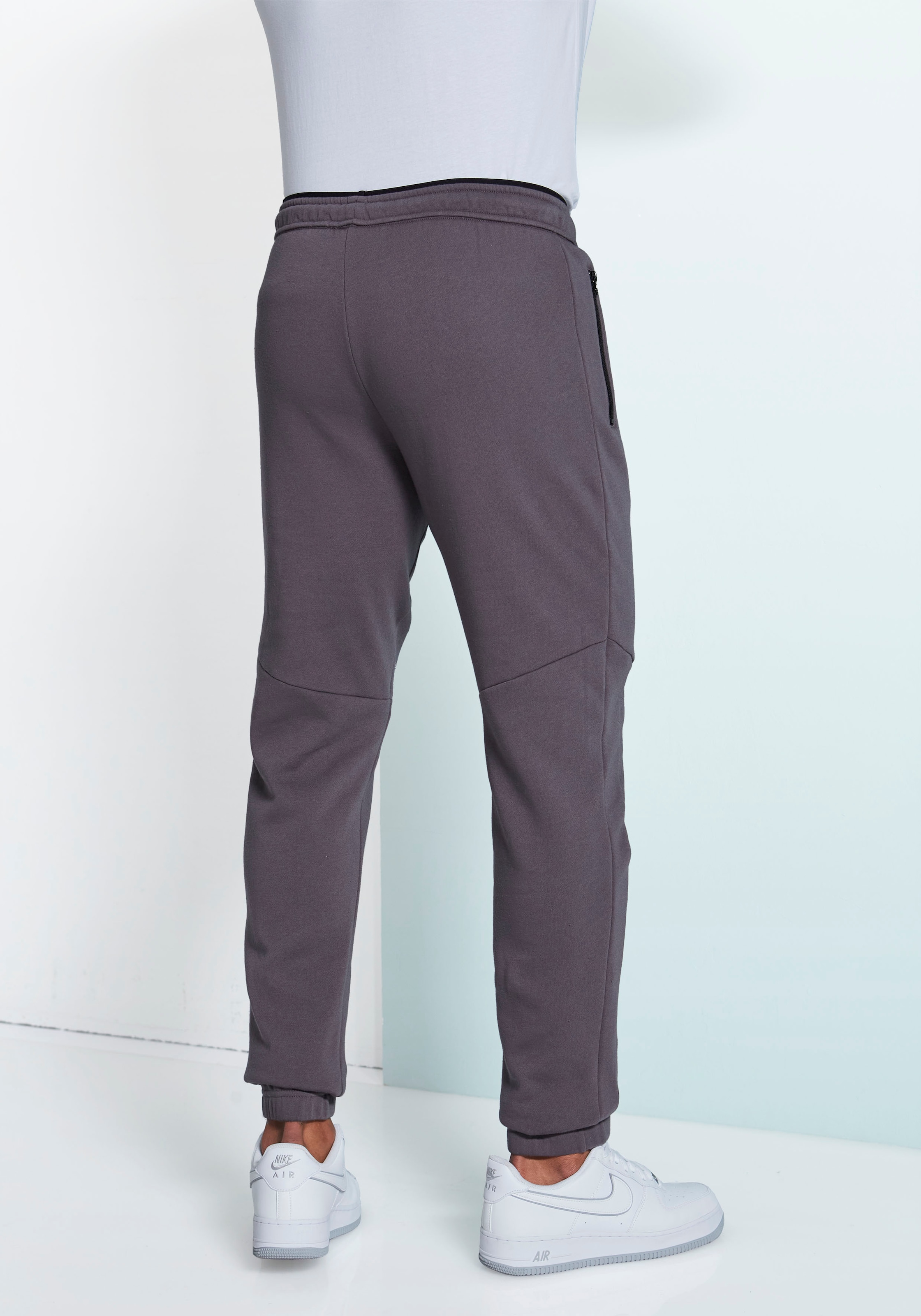 John Devin Sweathose, Jogginghose mit seitlichen Taschen und Bindeband aus Baumwoll-Mix