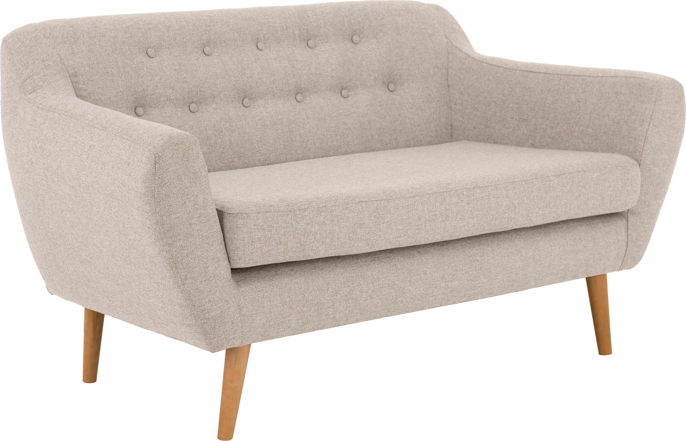 Home affaire 2-Sitzer »Renne« mit Heftung im Rücken im skandinavischem Stil