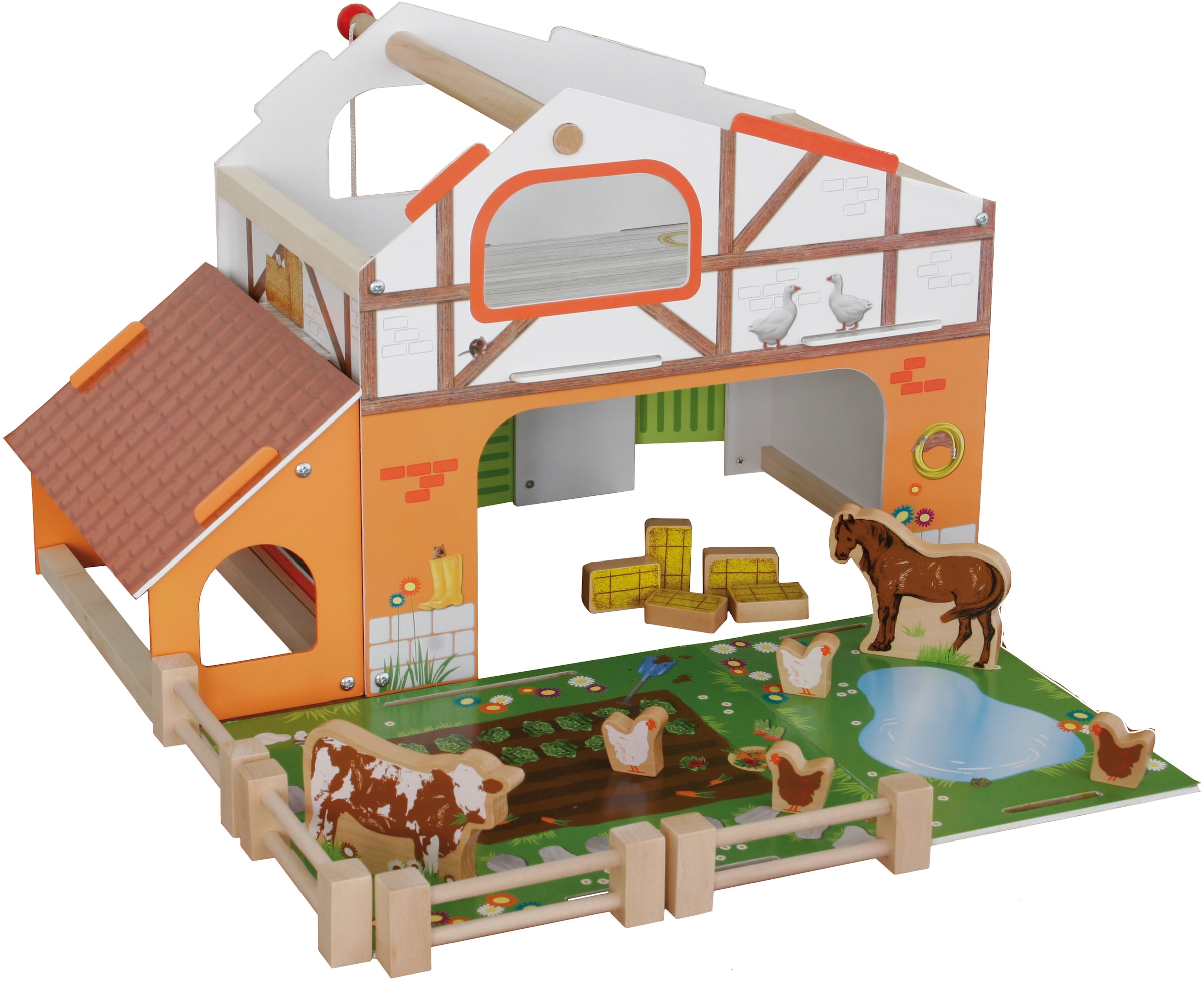 roba® Spielwelt »Farm«, aus Holz