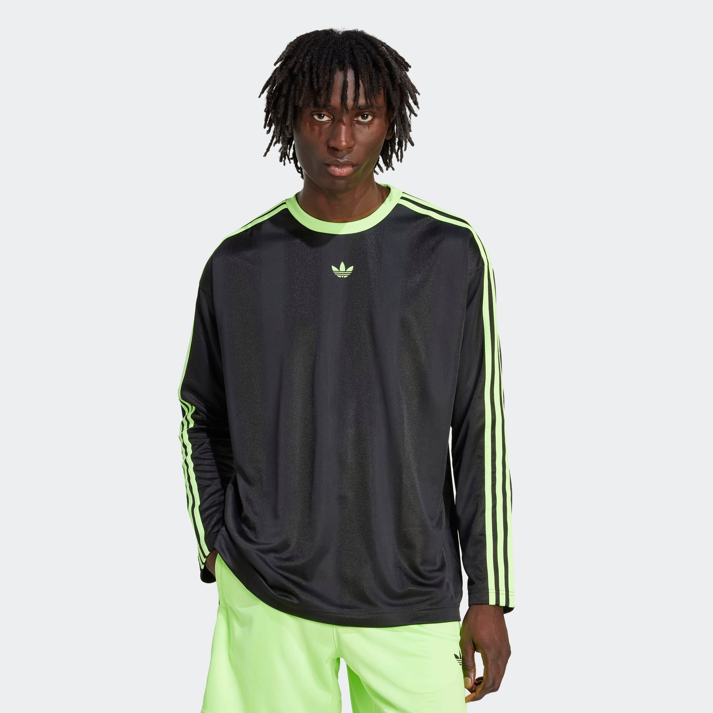 Image of adidas Originals Langarmshirt "ADIDAS ADICOLOR JACQUARD LONG-SLEEVE JERSEY"