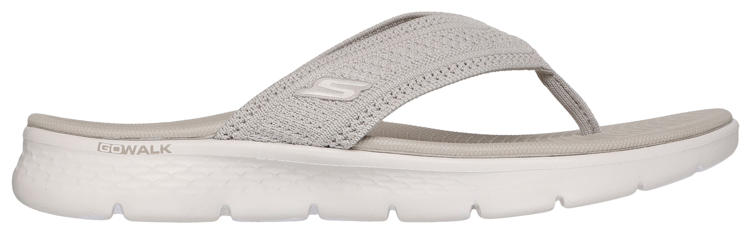 Skechers Zehentrenner »GO WALK FLEX SANDAL«  Badeschuh, Strandschuh, Sommerschuh mit Goga Mat Fussbett