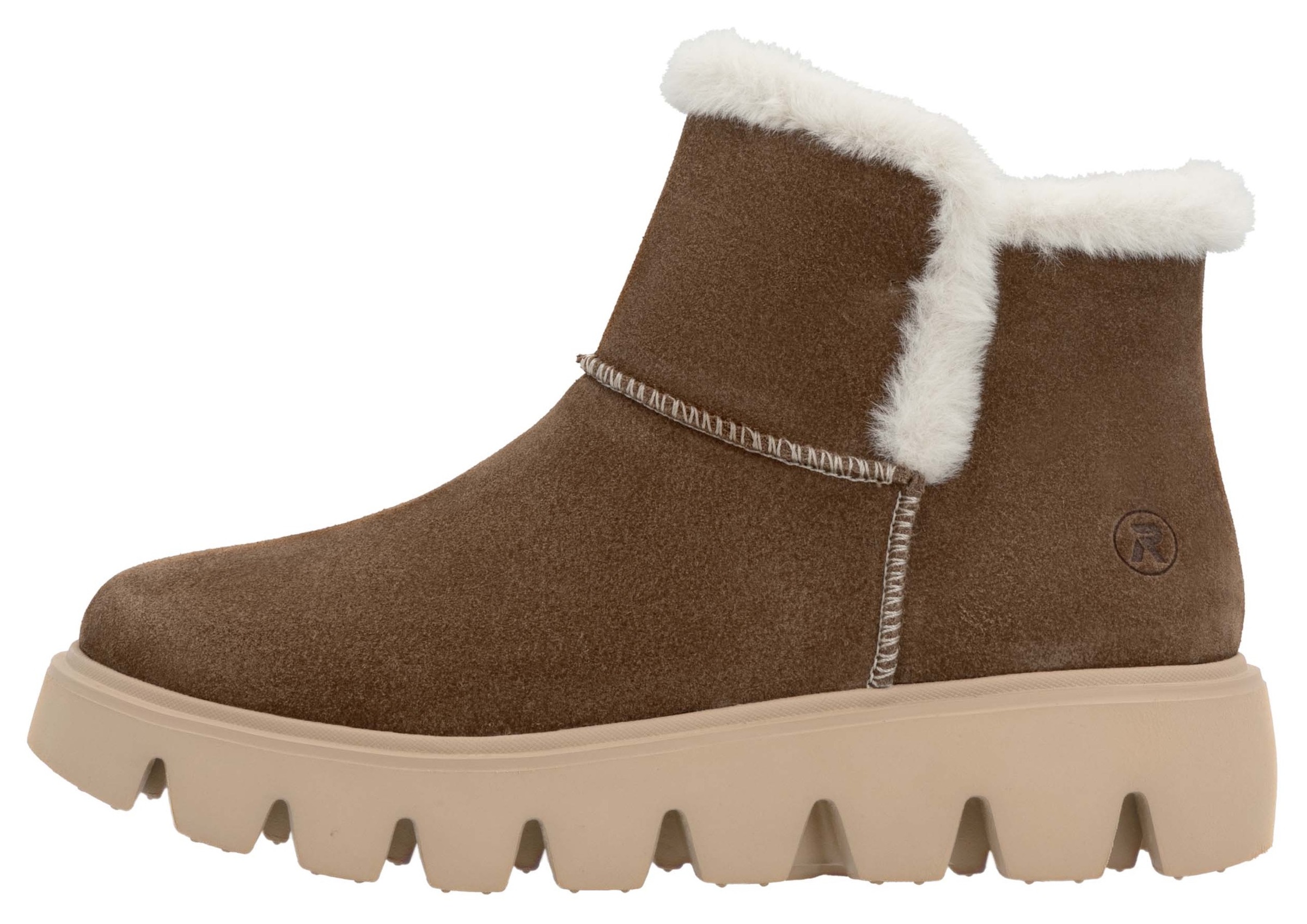 Rieker EVOLUTION Winterboots, Plateaustiefel, Schlupfschuh mit Innenreissverschluss