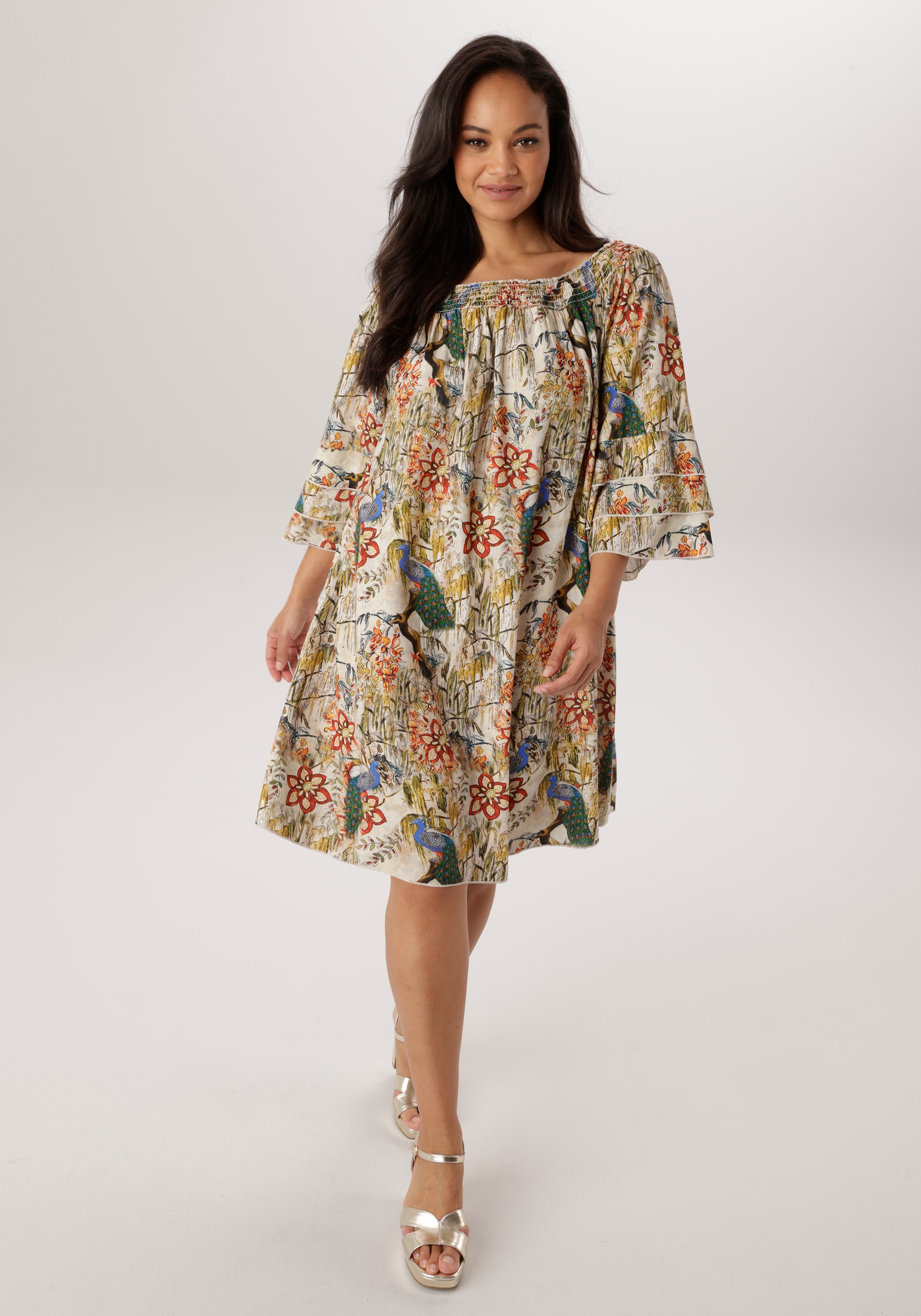 Image of Aniston PLUS Blusenkleid mit Gummizug am Ausschnitt