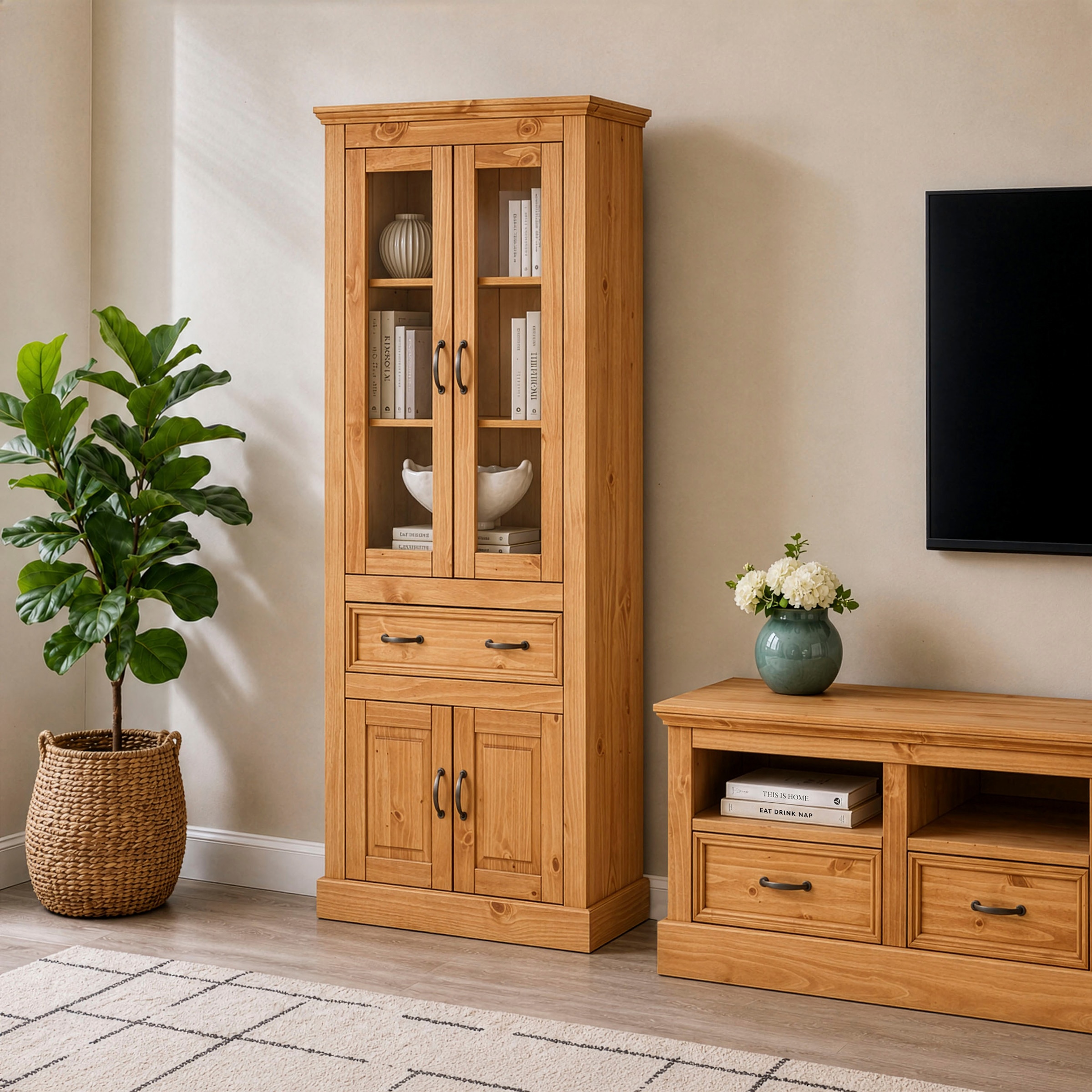GOODproduct Vitrines »Selma« hauteur 180 cm (2 portes)