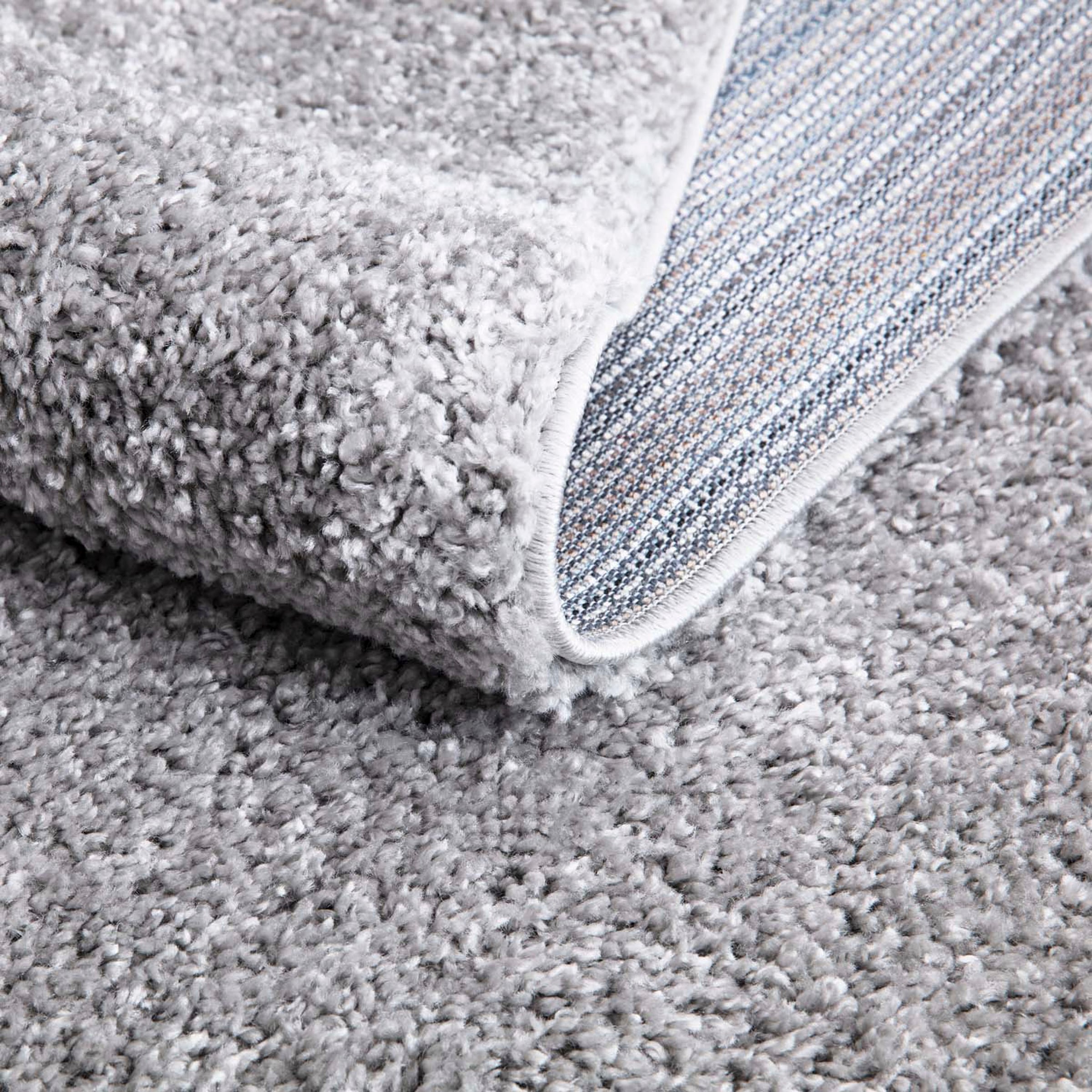 Carpet City Hochflor-Läufer »City Shaggy«, rechteckig, Teppich Einfarbig Uni, besonders flauschig-weich