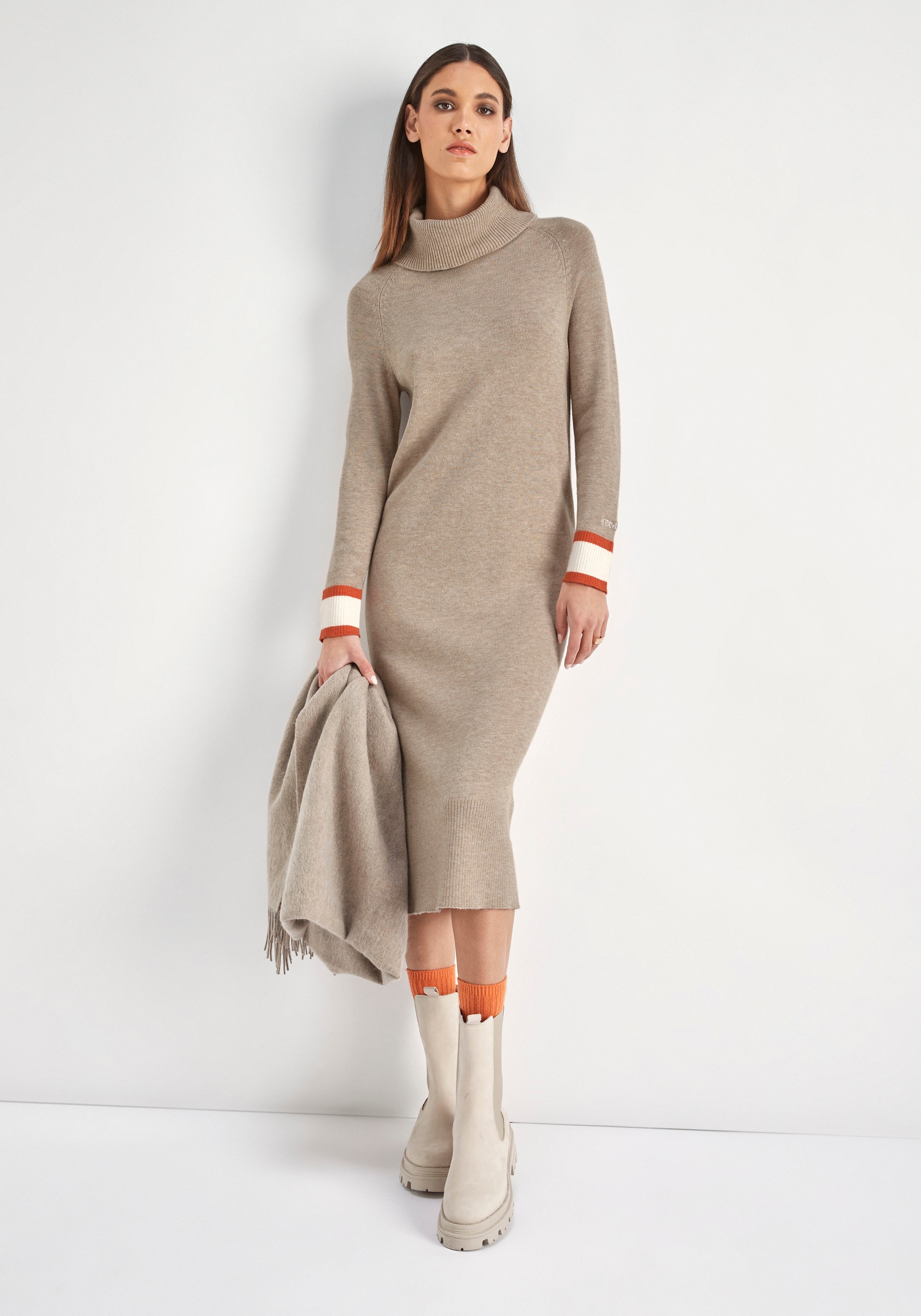 Image of HECHTER PARIS Strickkleid mit Kontraststreifen
