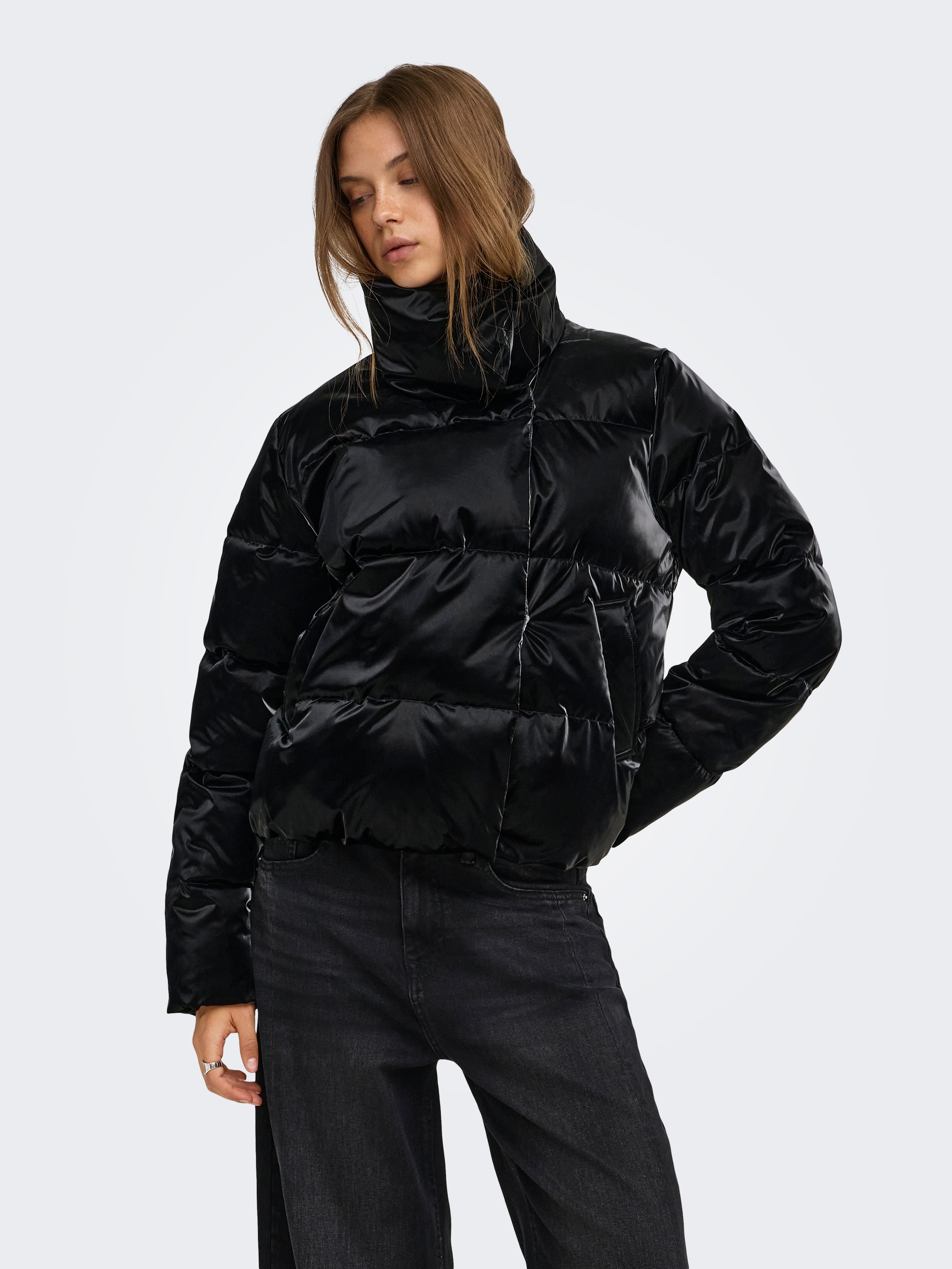 Image of ONLY Steppjacke "ONLBERGEN SHINY JACKET CC OTW" Kunstfaser