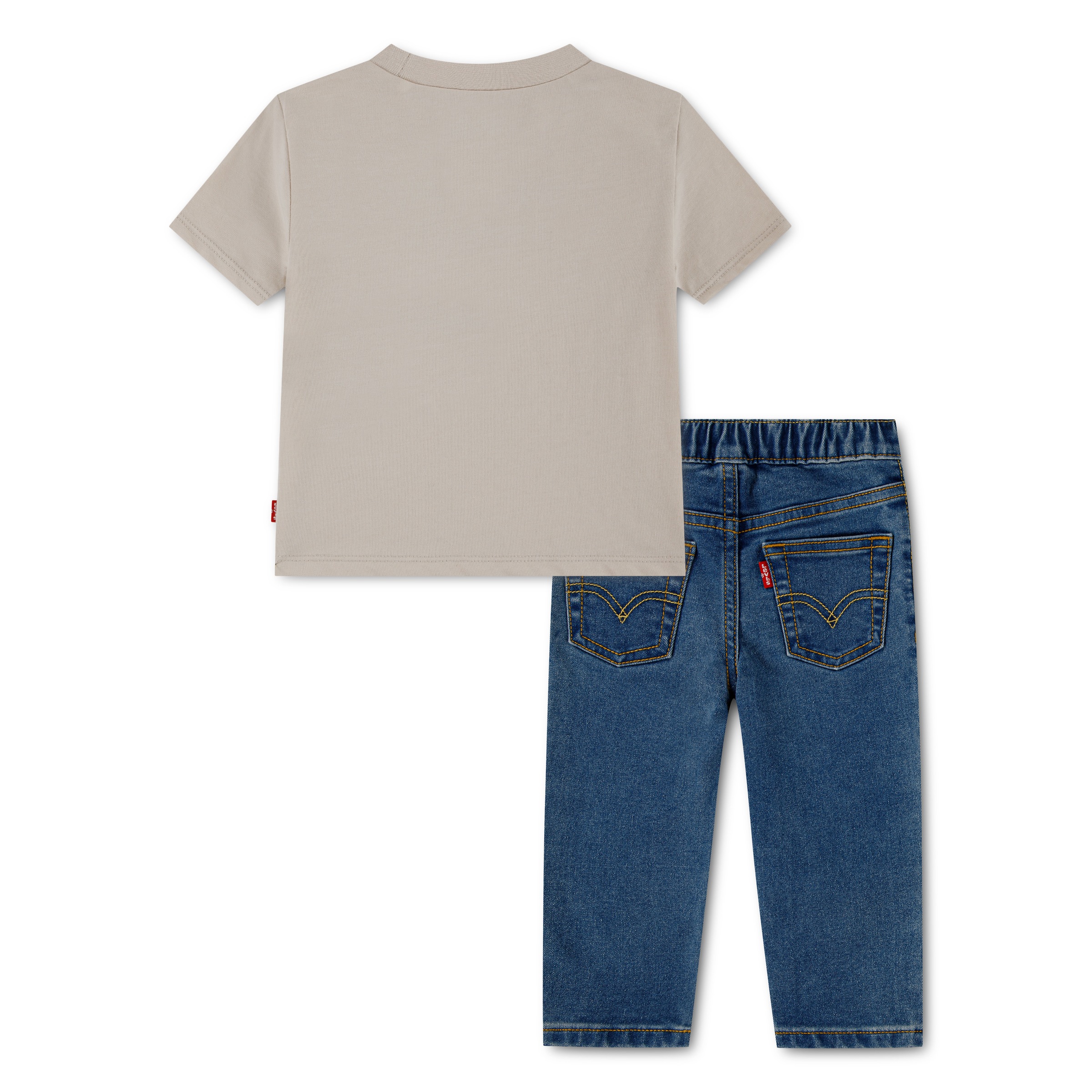 Levi's® Kids Shirt & Hose »LVB CORE TEE & DENIM PANT SET« Set, 2 T-Shirt mit Logoprint