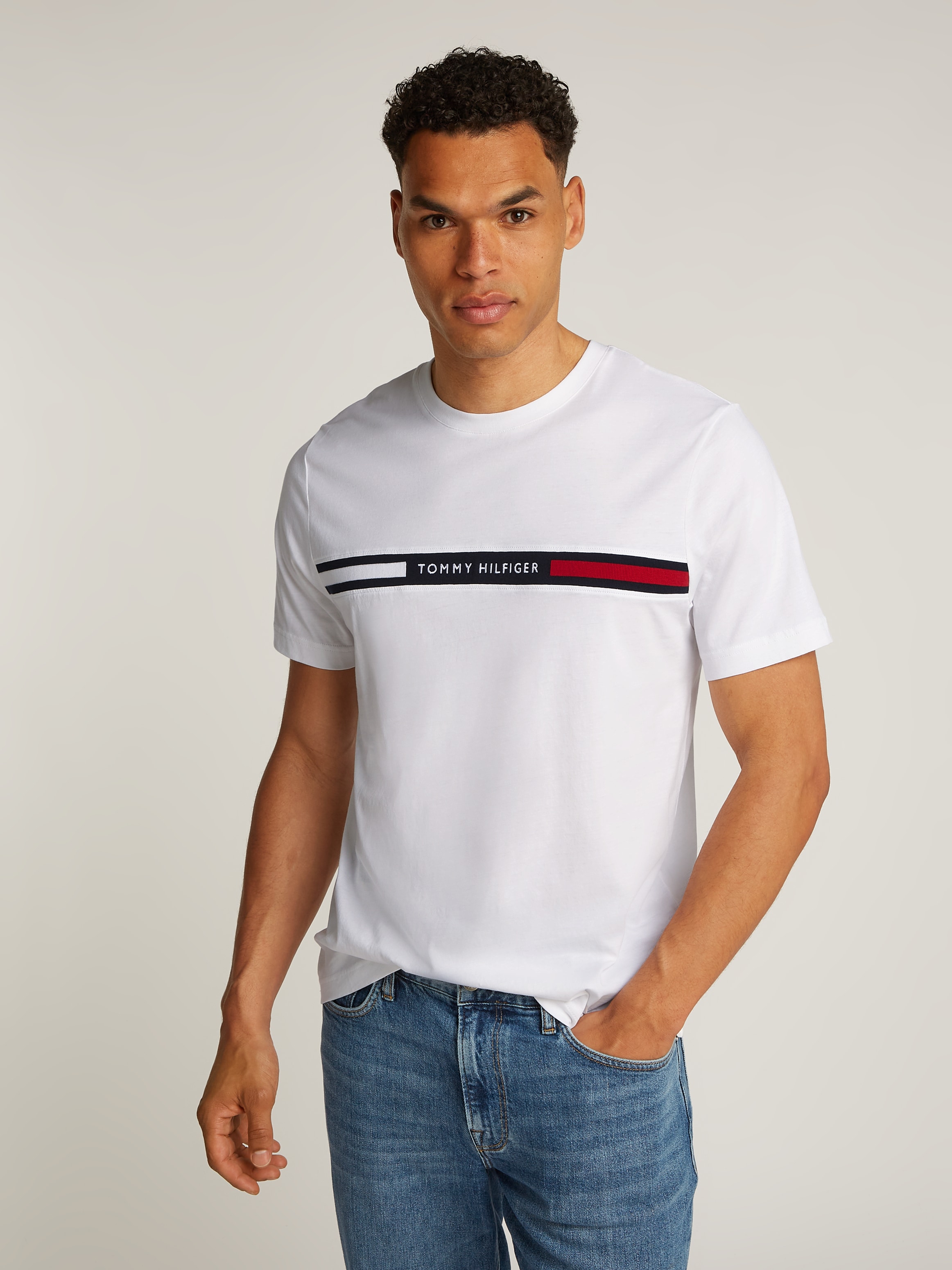 T-Shirt »HILFIGER CHEST INSERT TEE«