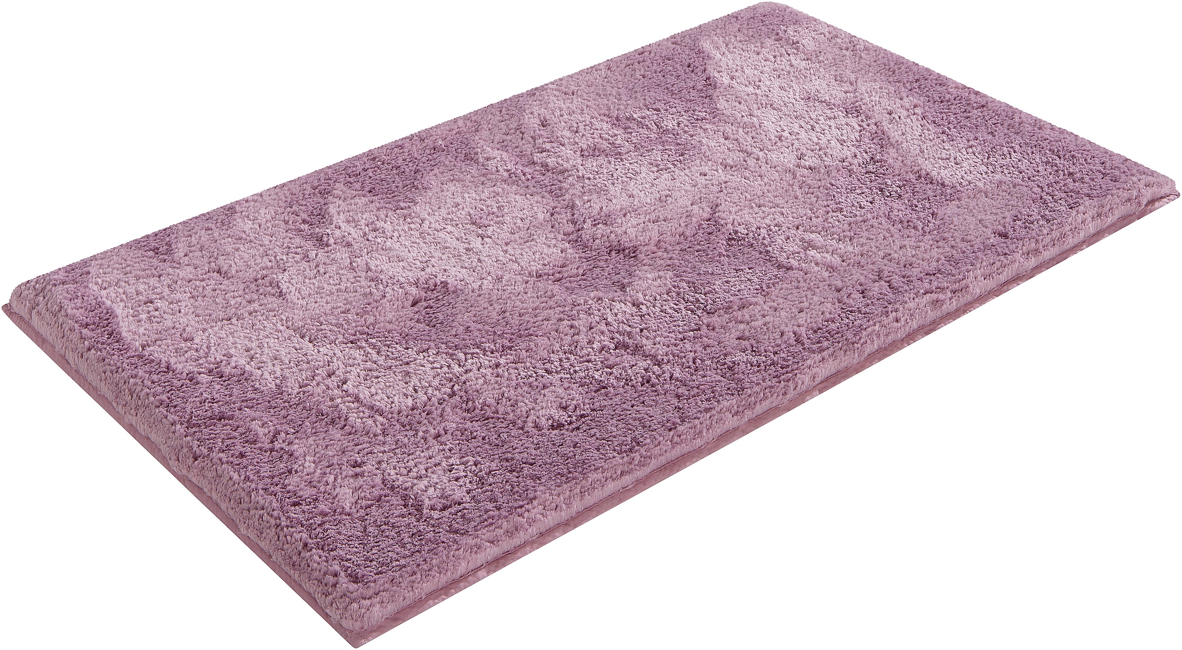 my home Badematte »Jos, Badvorleger, Badezimmer Teppich«, rutschhemmend beschichtet, fussbodenheizungsgeeignet-schnell trocknend, Badematten in Pastell-Farben, Badteppich als 3 teiliges Set erhältlich