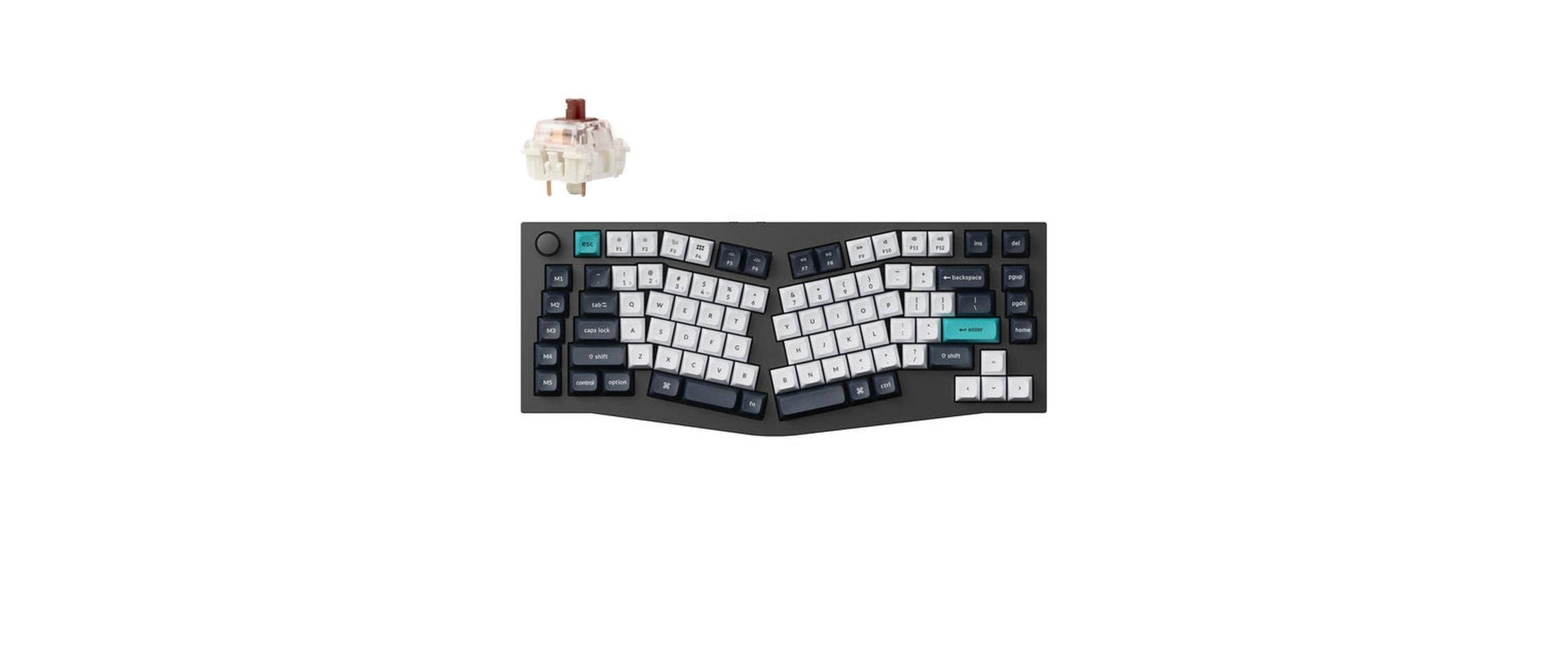   Gaming-Tastatur »Keychron Q10 Max Black QMK Brown Switch« ()