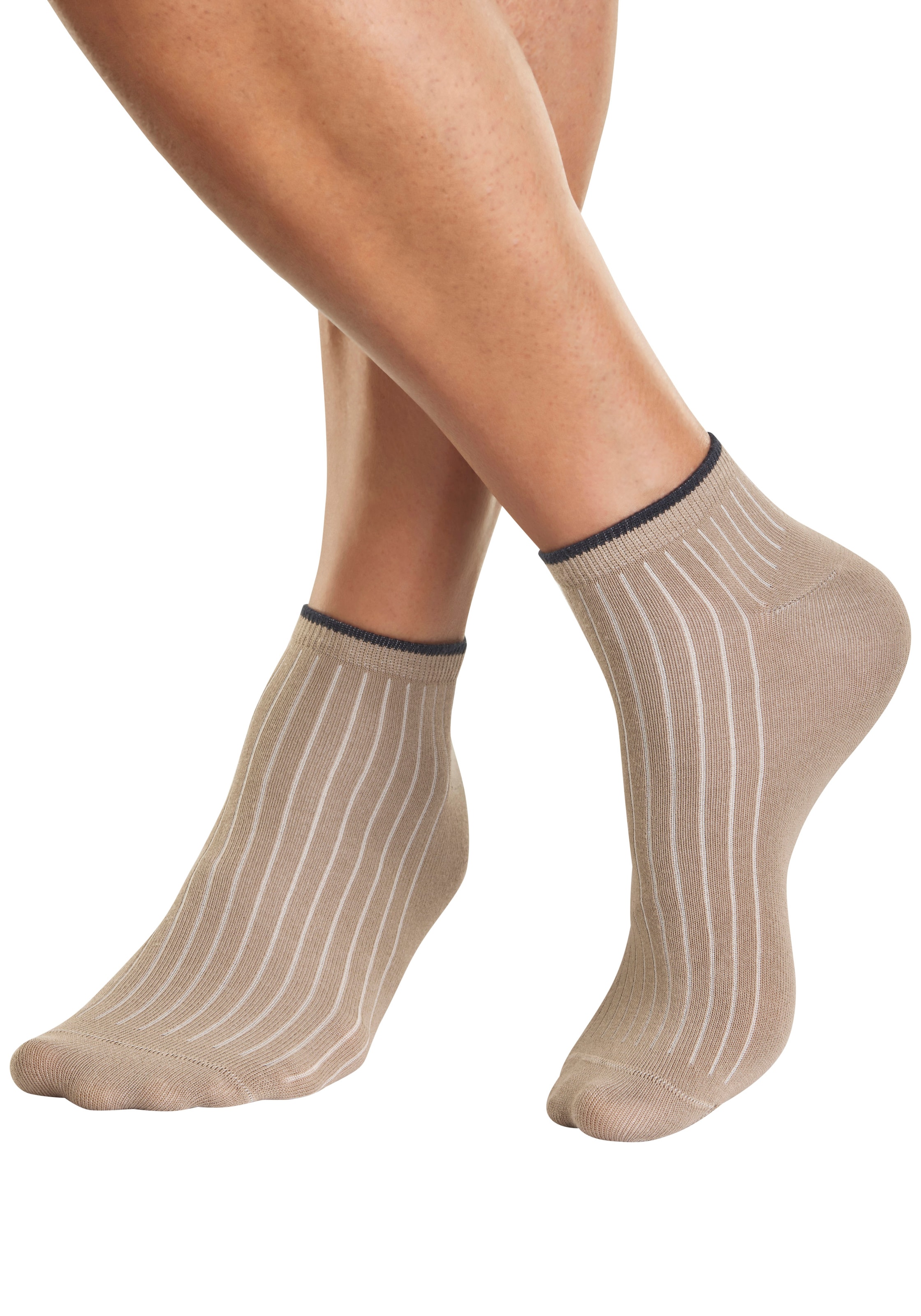 H.I.S Chaussettes courtes Paquet, 7 Couple tlg. in schöner Farbpackung