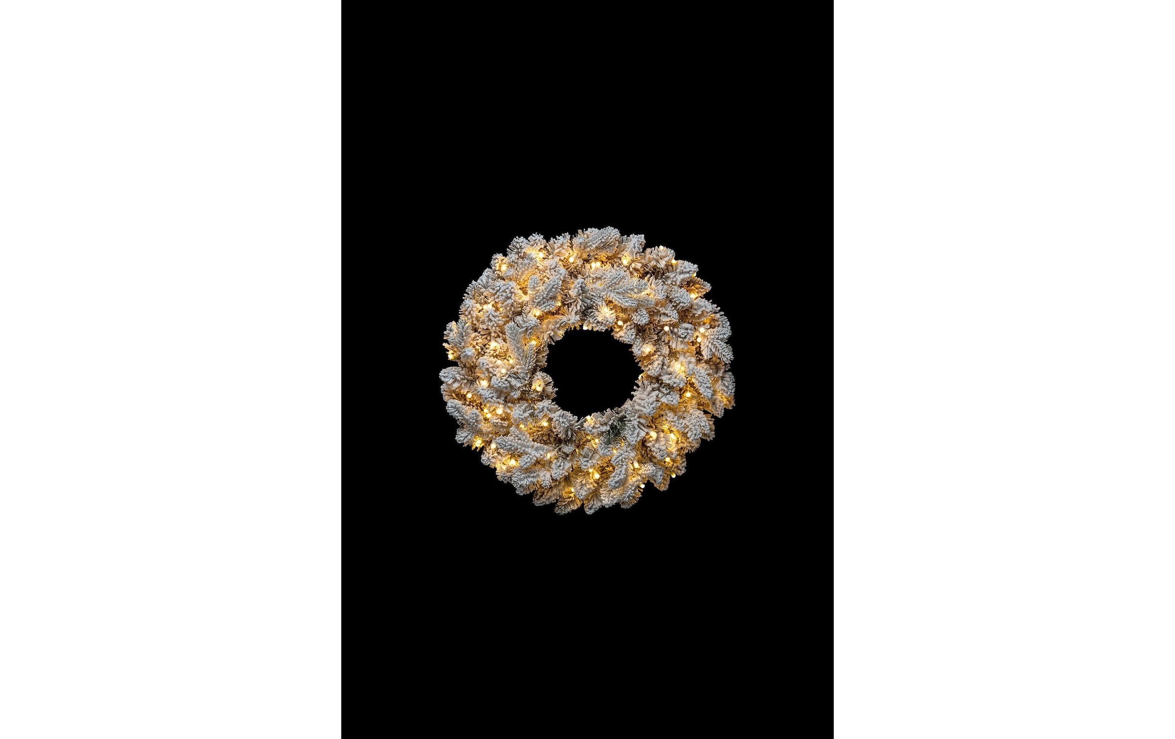 STT LED Stern »Snowy Wreath« LED-Modul Warmweiss